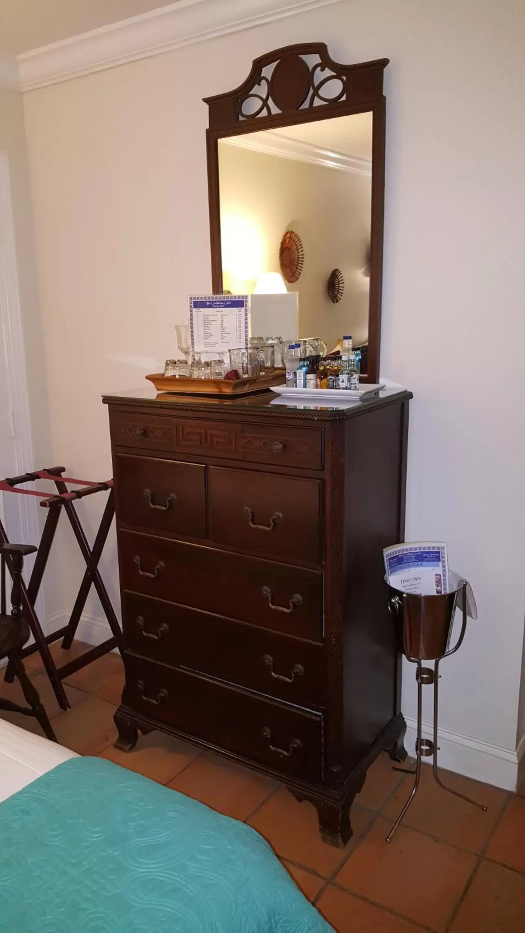 Photo of the whole room, TV/Entertainment Center in The Caribbean Court Boutique Hotel