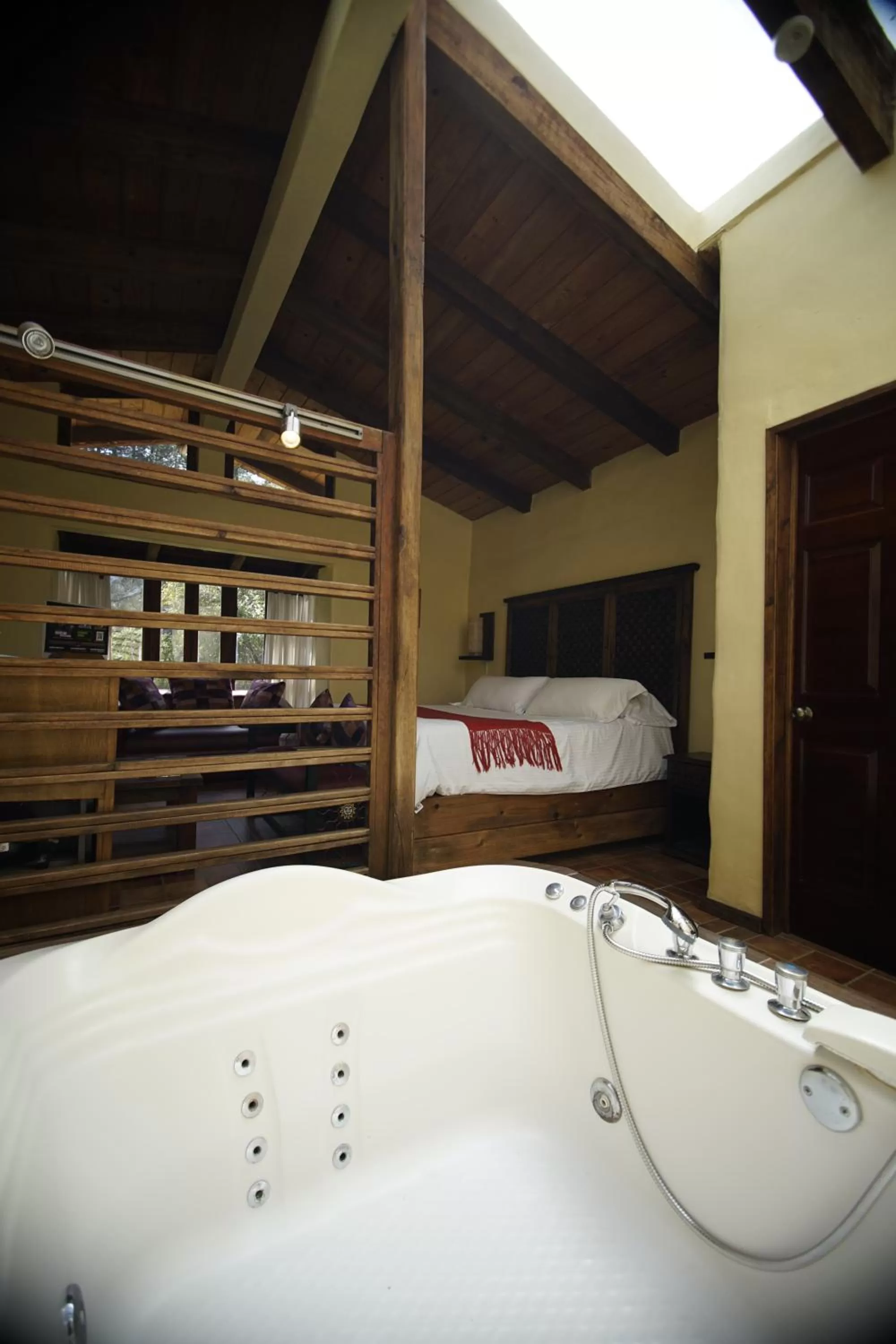 Bed in Cabañas La Cascada