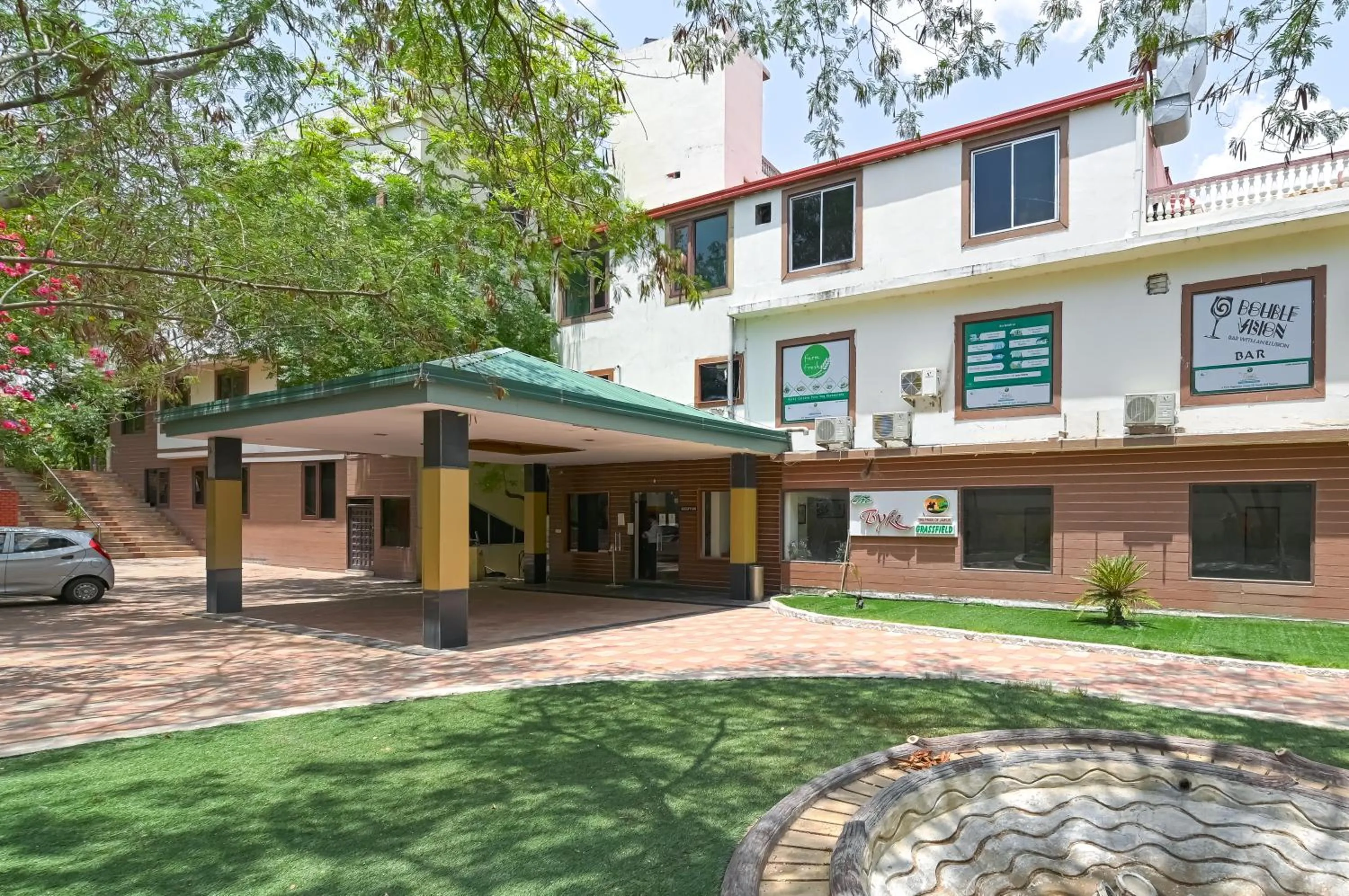 Property building in The Byke Grassfield Resort with Outdoor Pool, Shyam Nagar, Jaipur