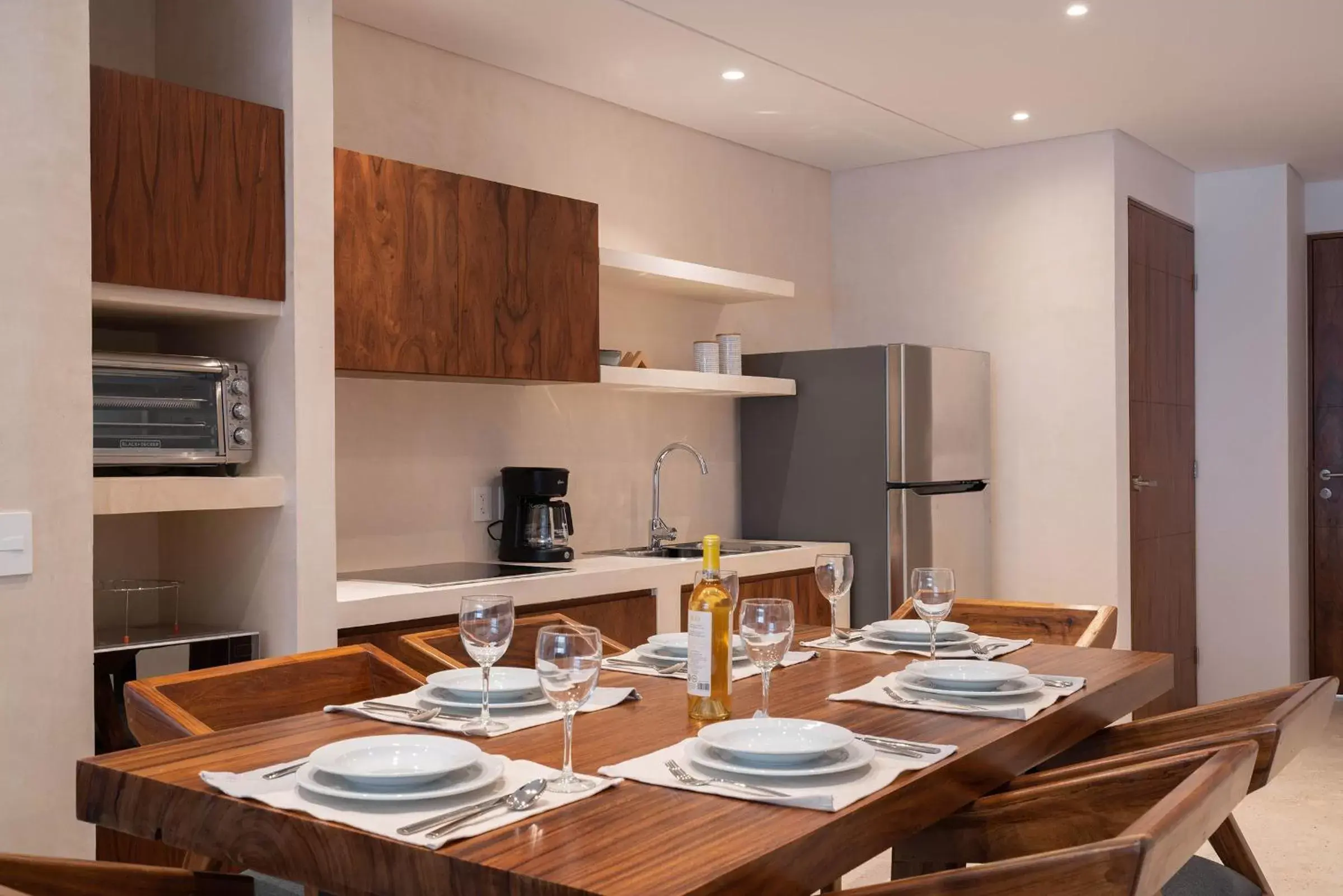 kitchen, Dining Area in Suites at TreeTops Tulum