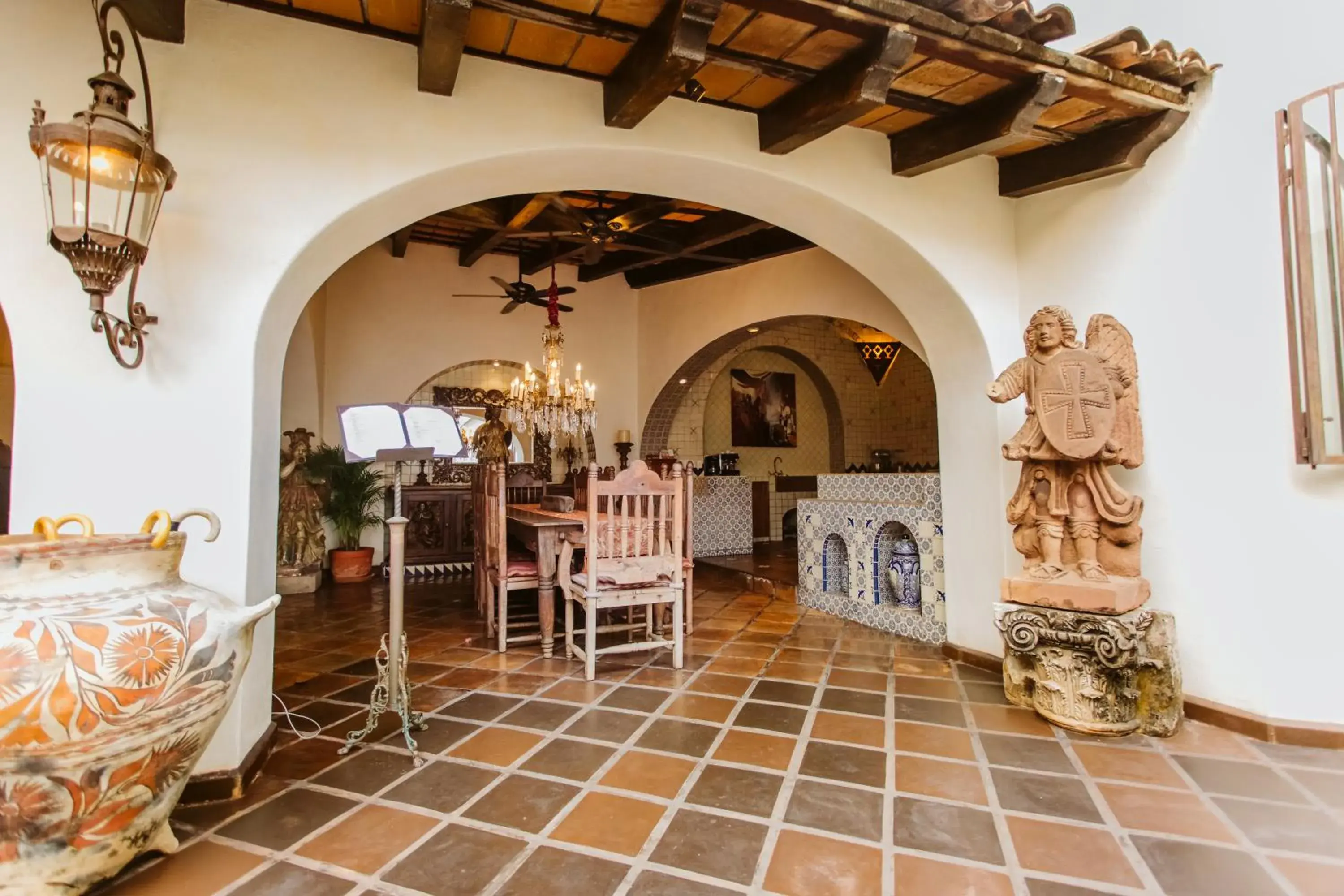 Seating area, Dining Area in Hacienda San Angel