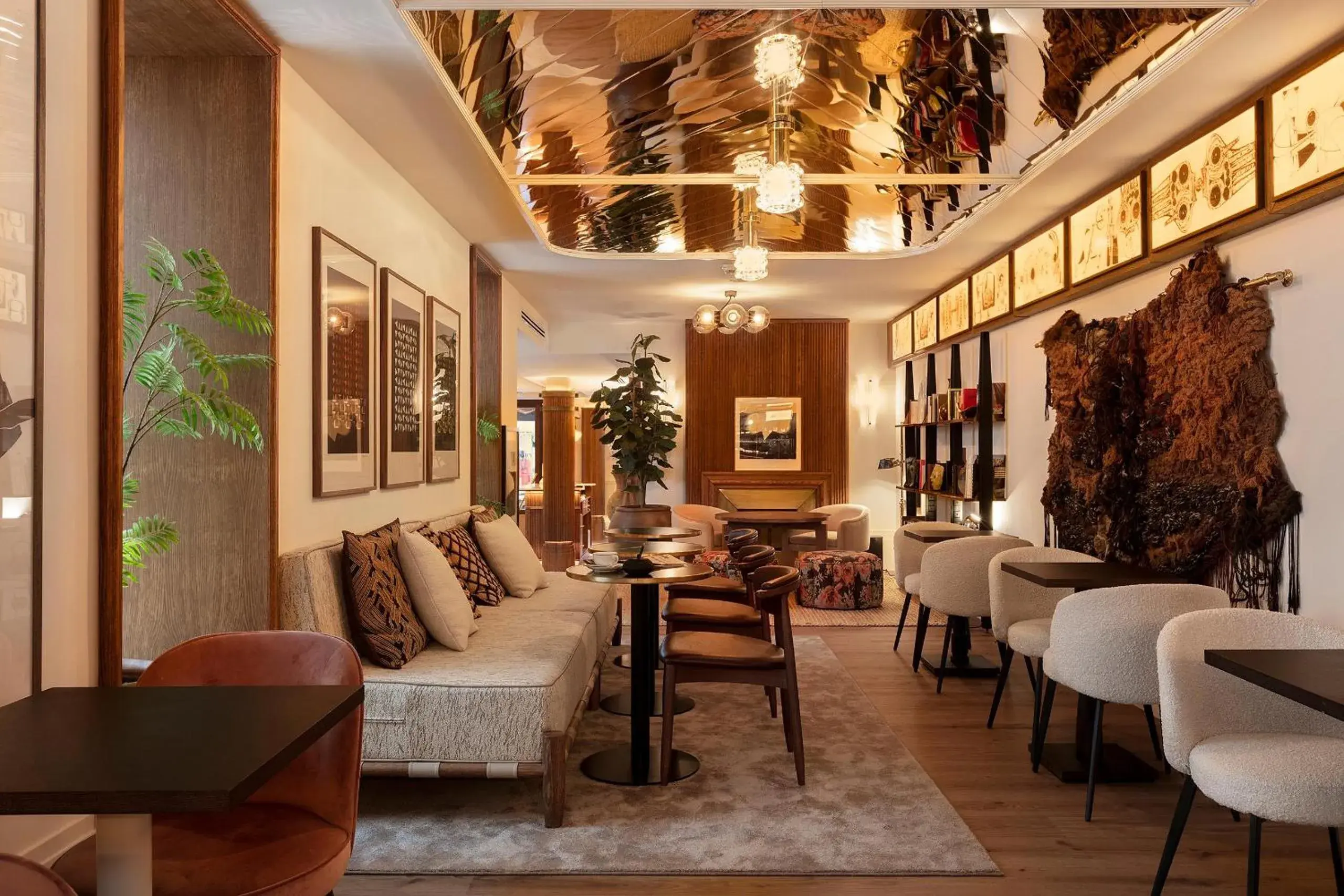 Restaurant/places to eat, Lounge/Bar in Hotel Pulitzer Paris