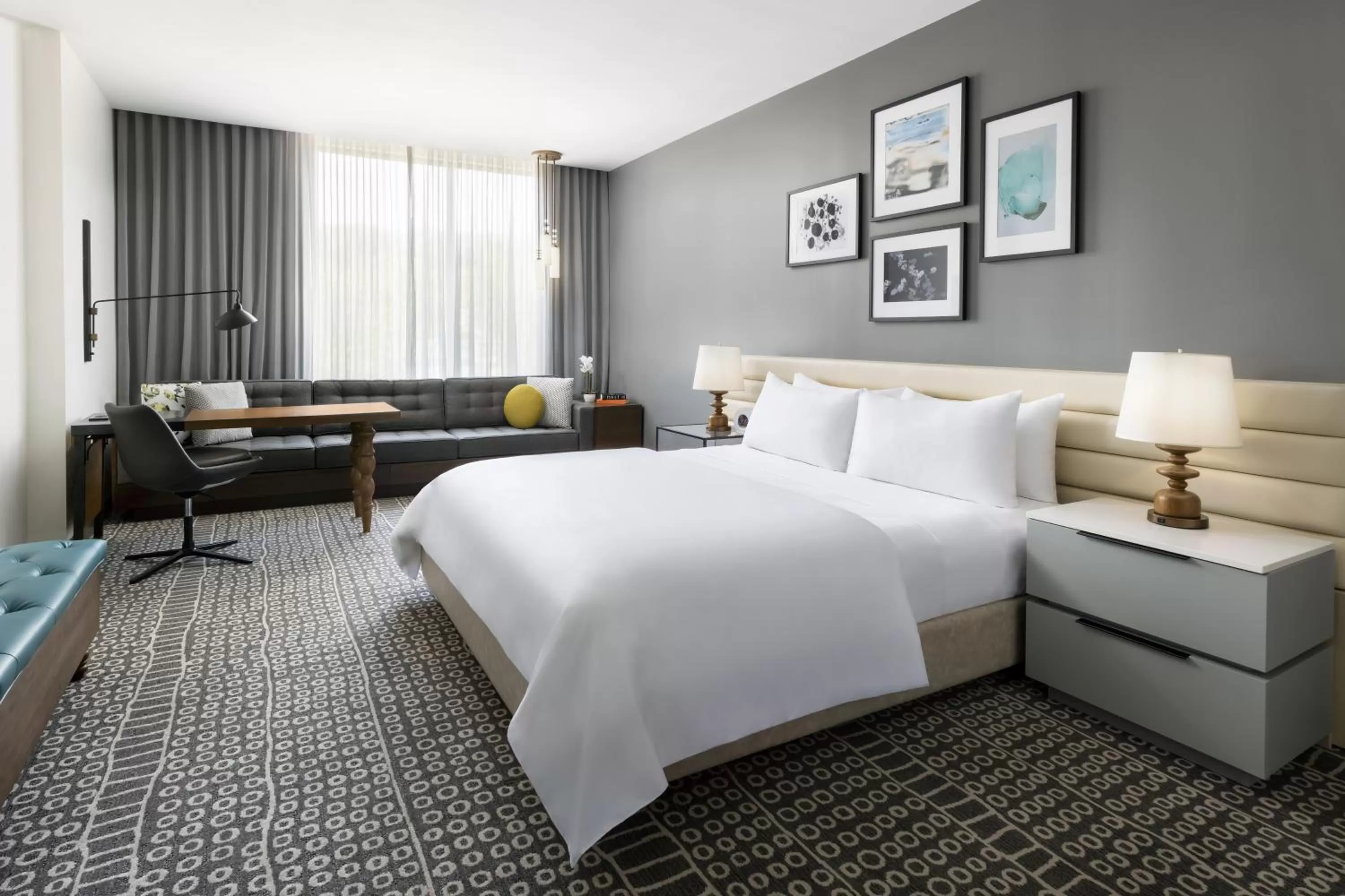 Photo of the whole room, Bed in The MC, Autograph Collection