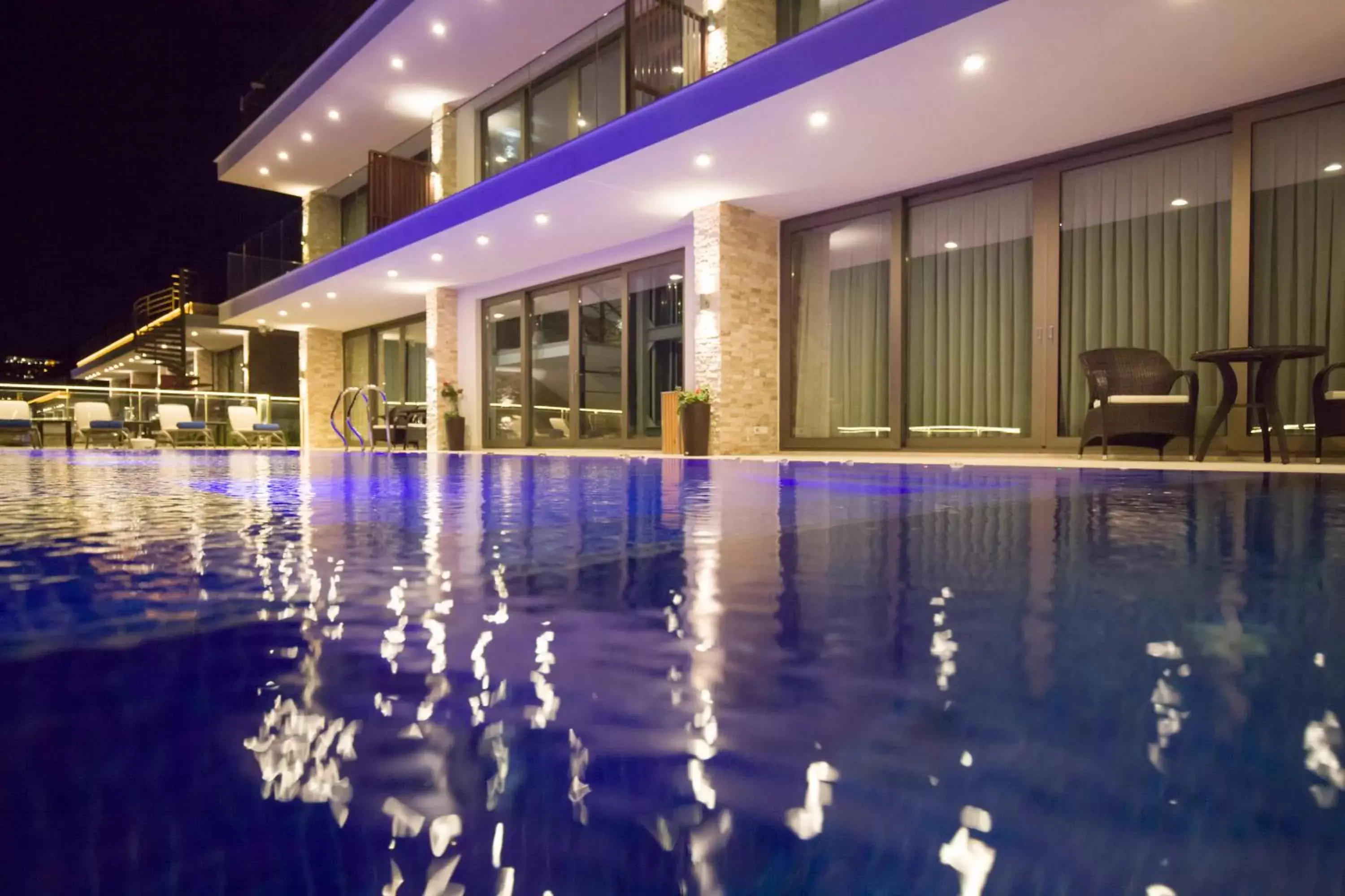 Night, Swimming Pool in Spektr Boutique Hotel & Spa