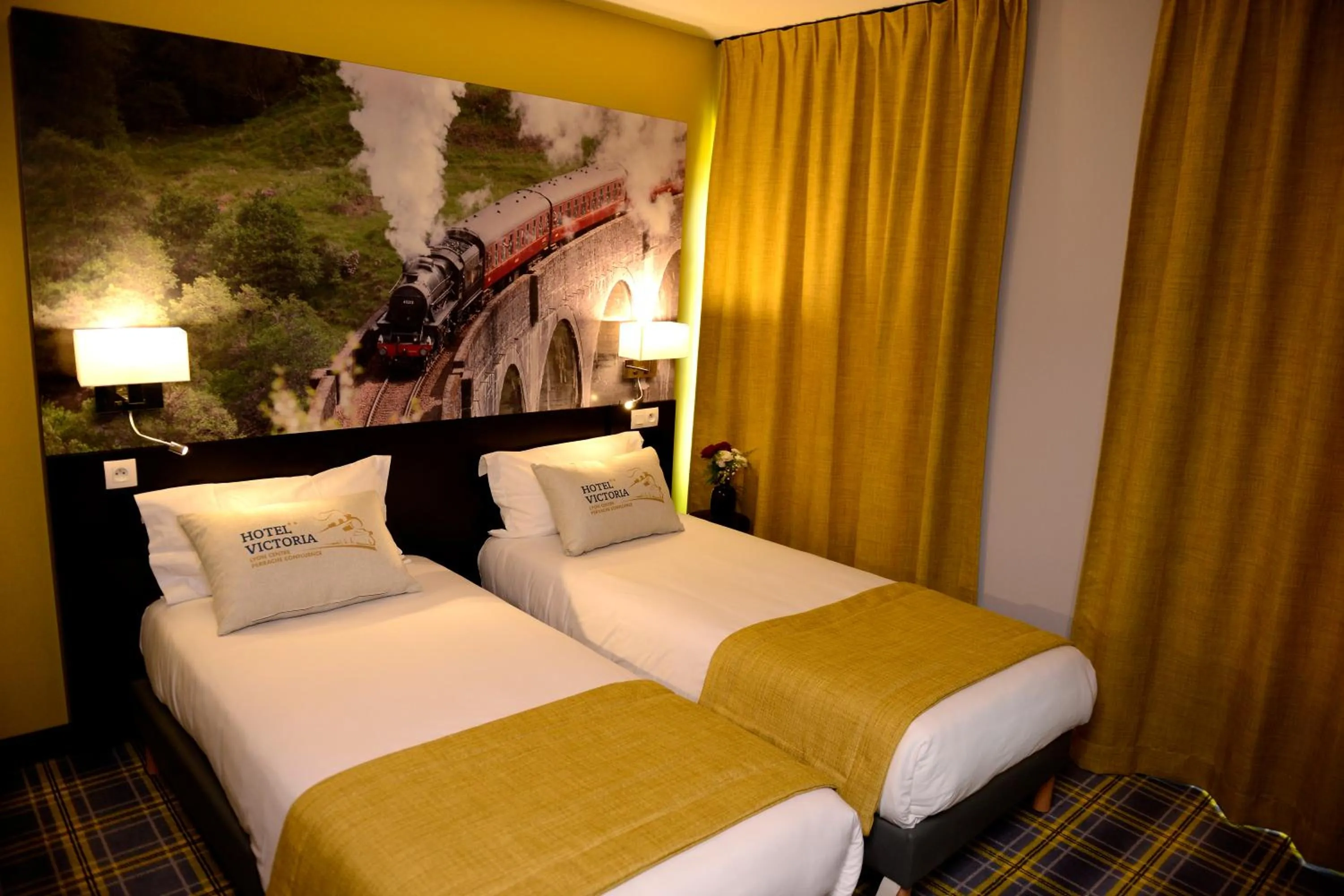 Bed in Hotel Victoria Lyon Perrache Confluence