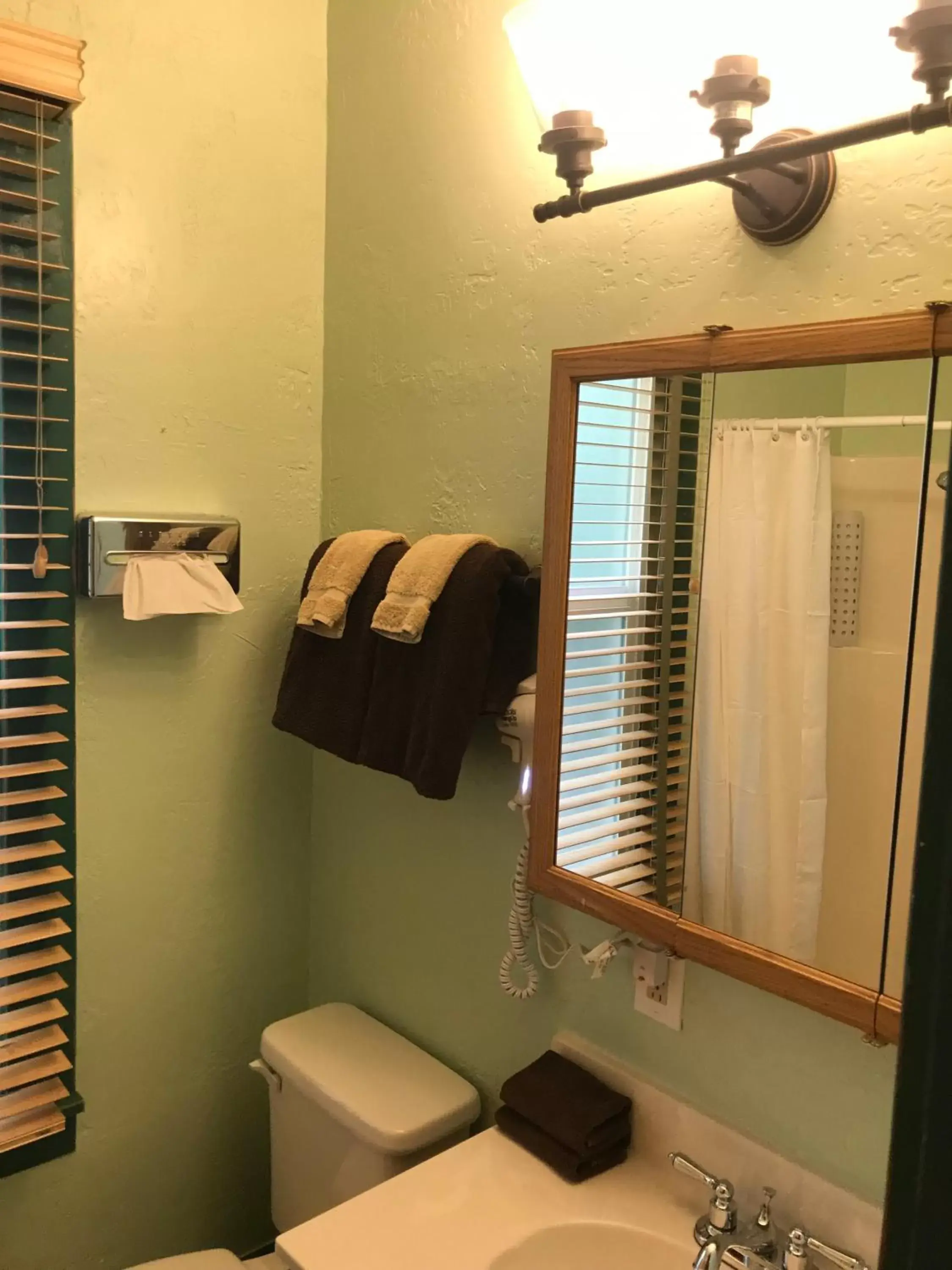 Bathroom in Mingo Motel