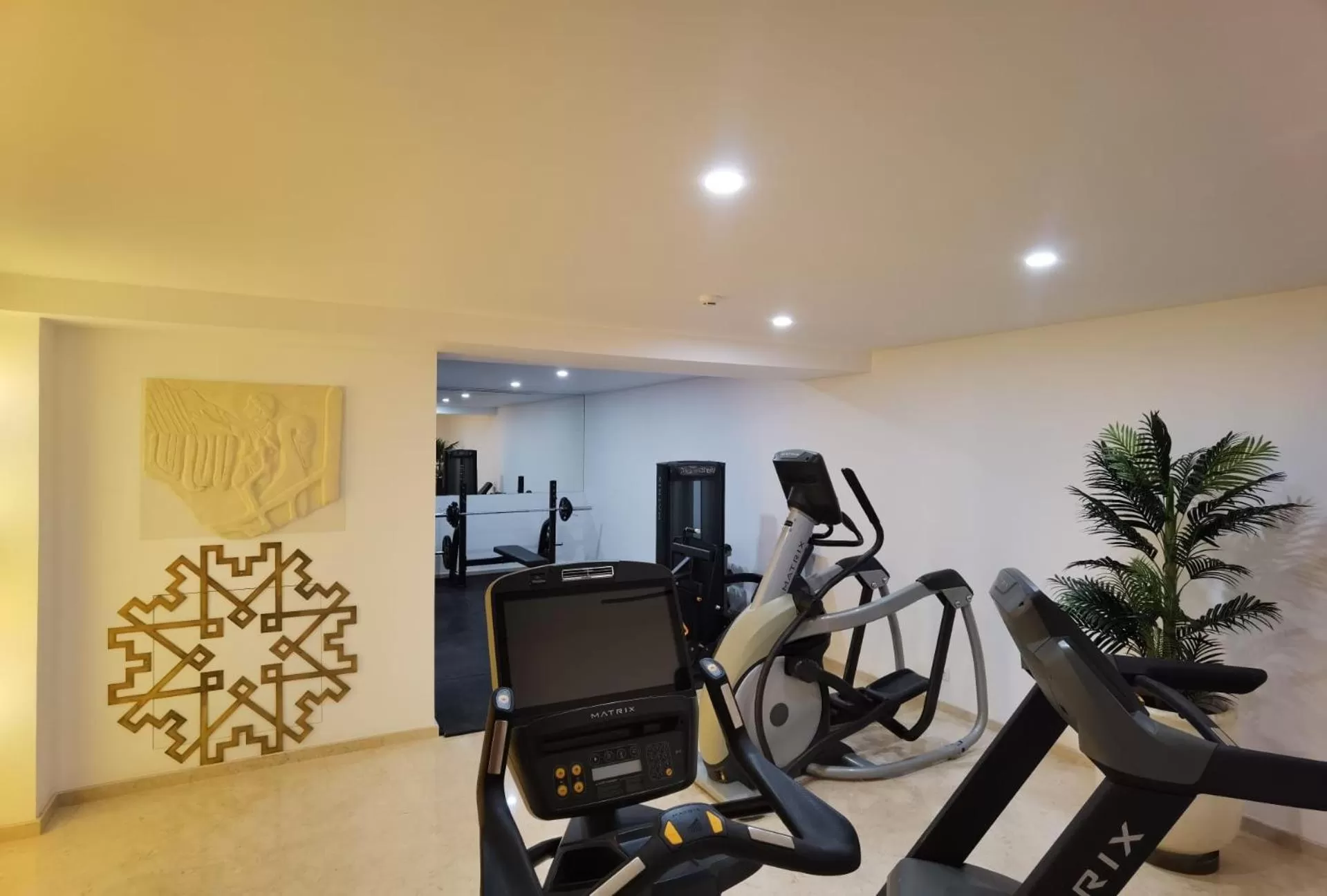 Fitness centre/facilities in Castelo Hotel