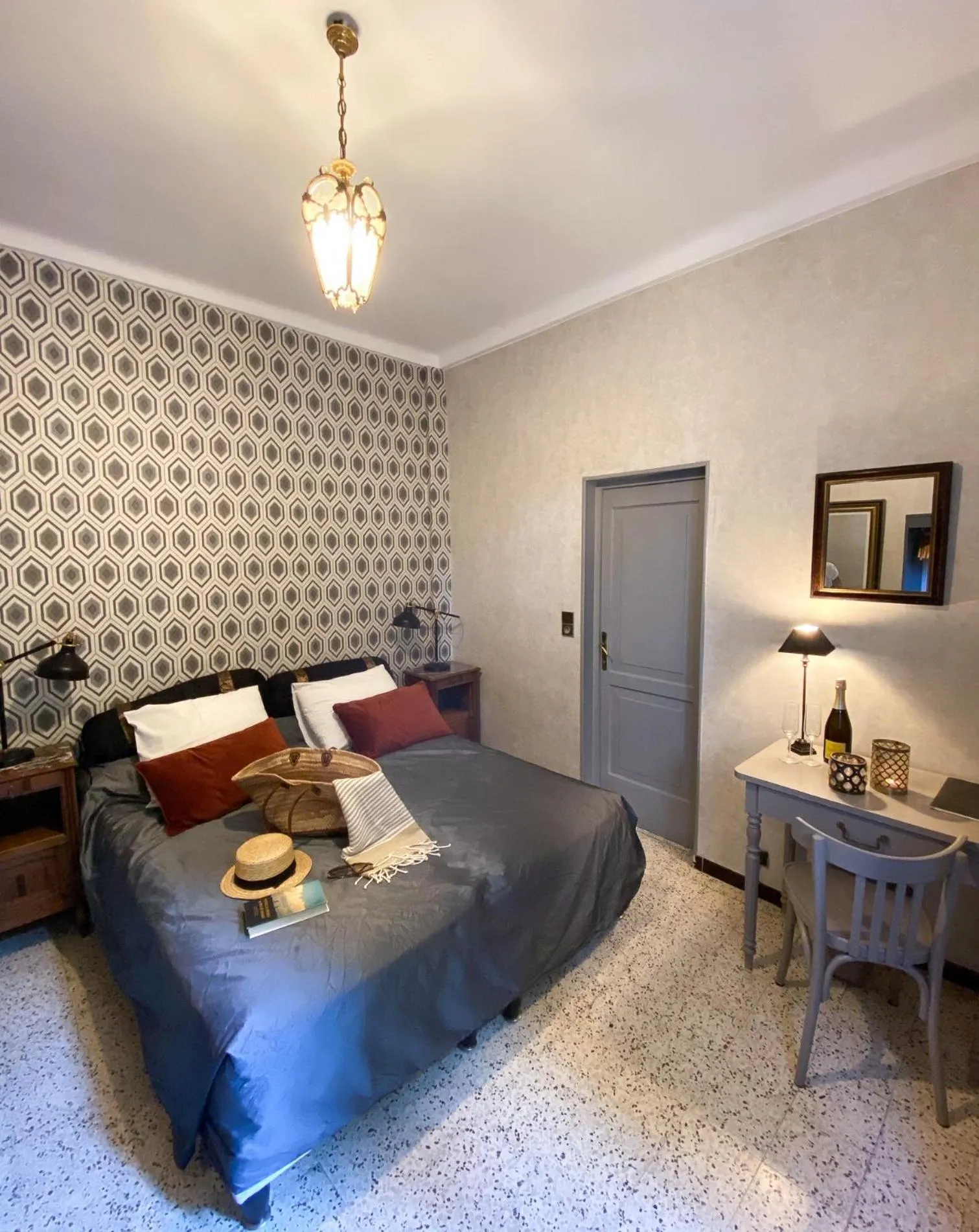 Photo of the whole room, Bed in Hotel Le Ponteil