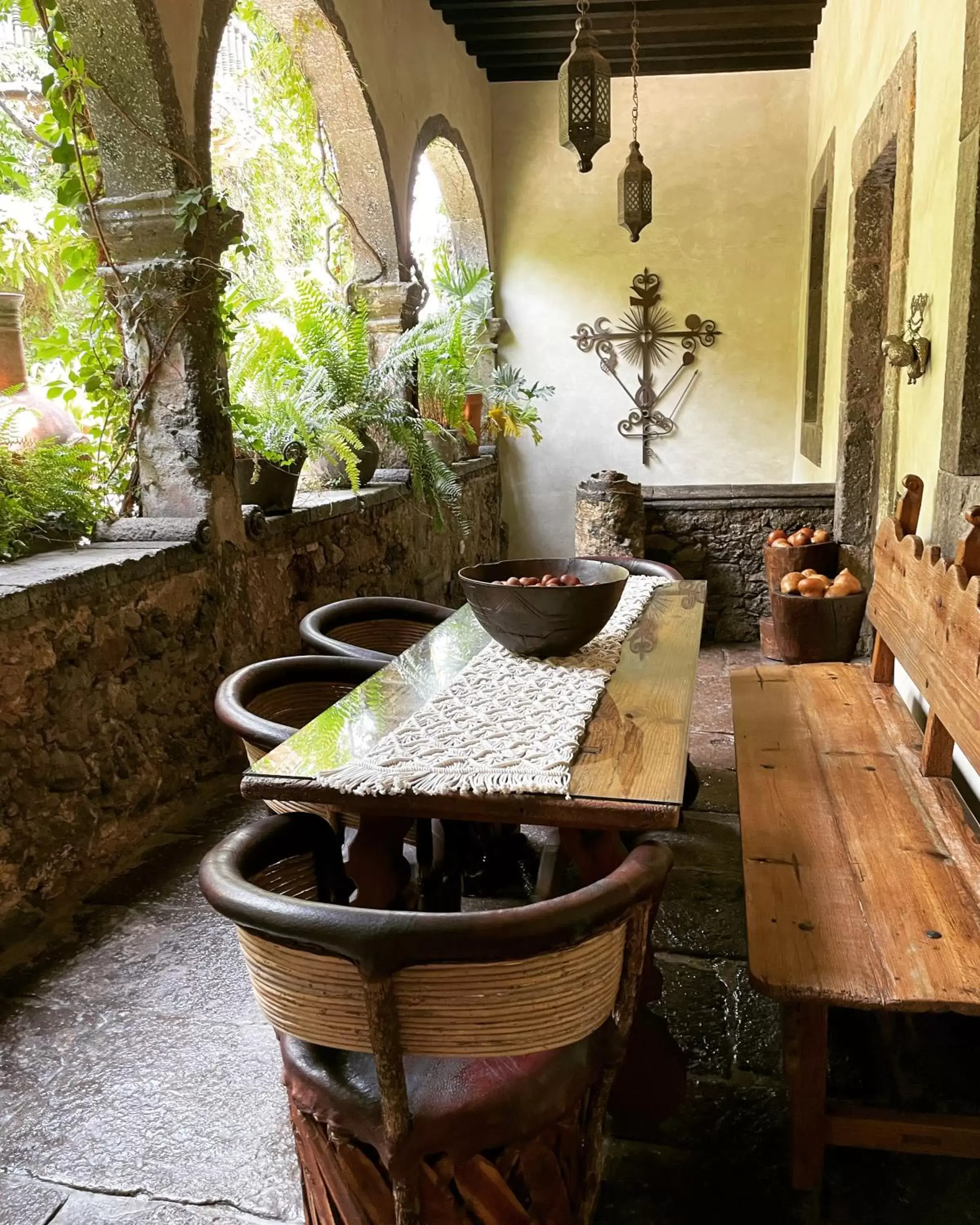 Dining area in Hacienda Las Amantes