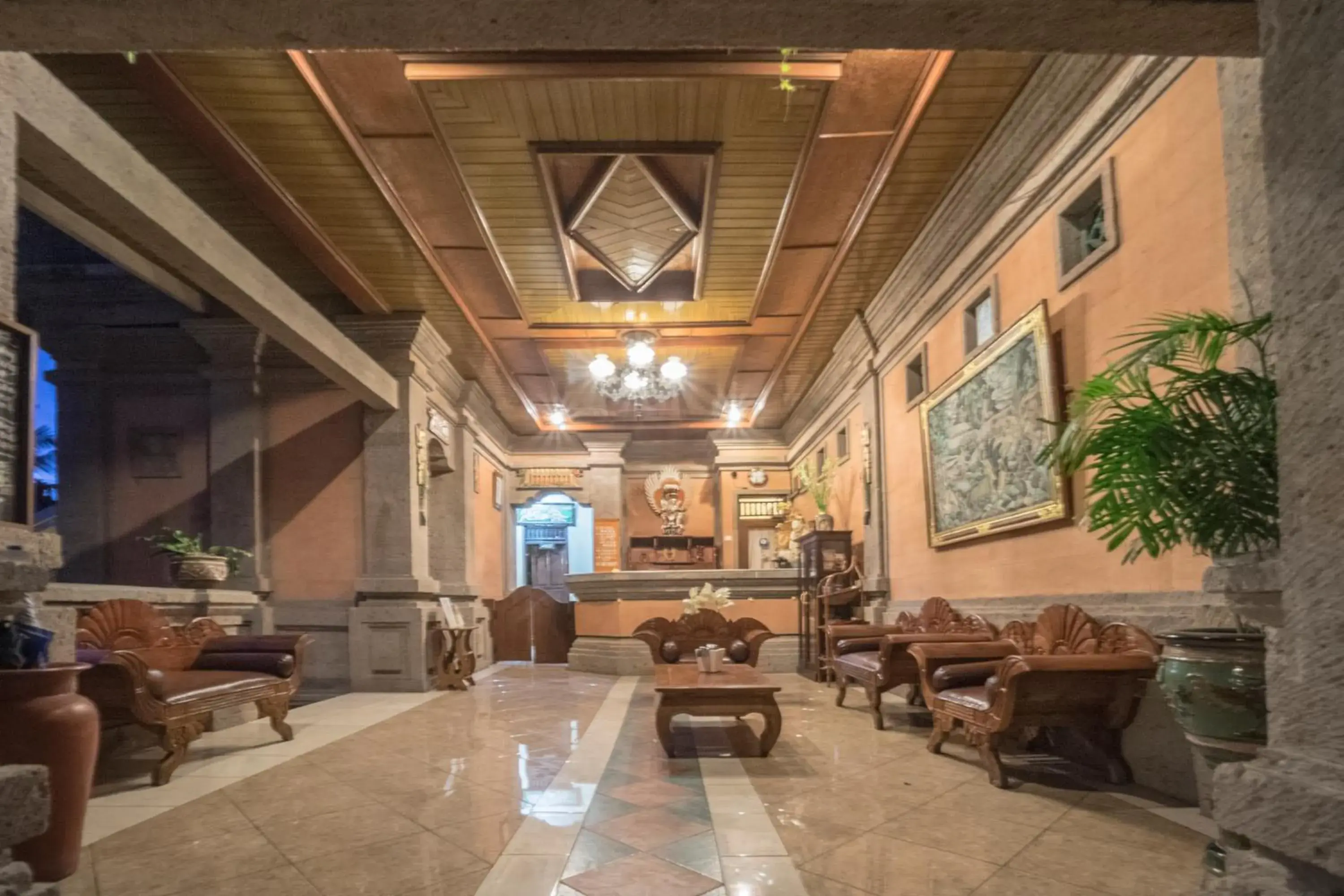 Lobby or reception in Nick's Hidden Cottages by Mahaputra-CHSE Certified Lobby or reception in Nick's Hidden Cottages by Mahaputra-CHSE Certified