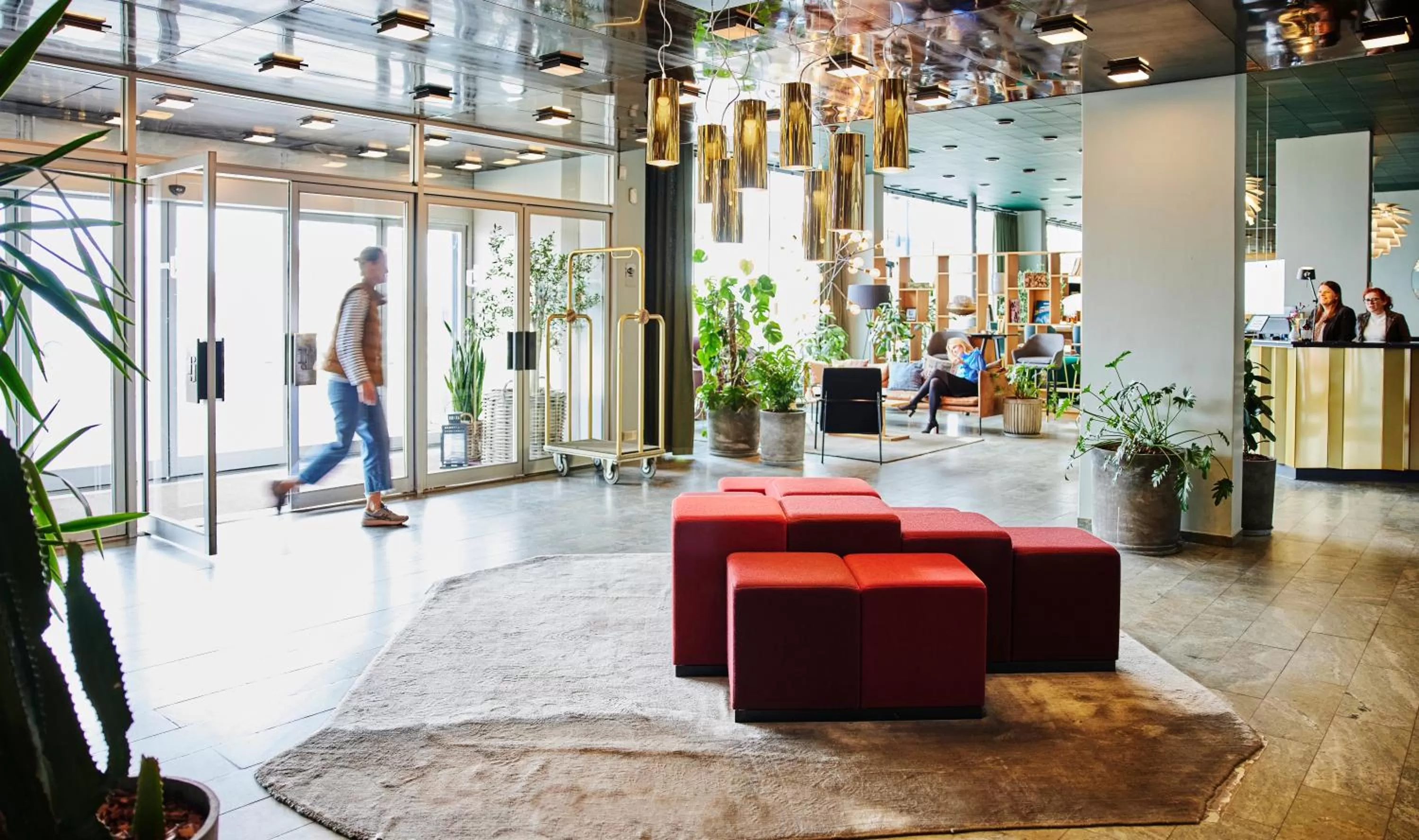 Lobby or reception in Harbour Living by Jutlandia - Hostel Style