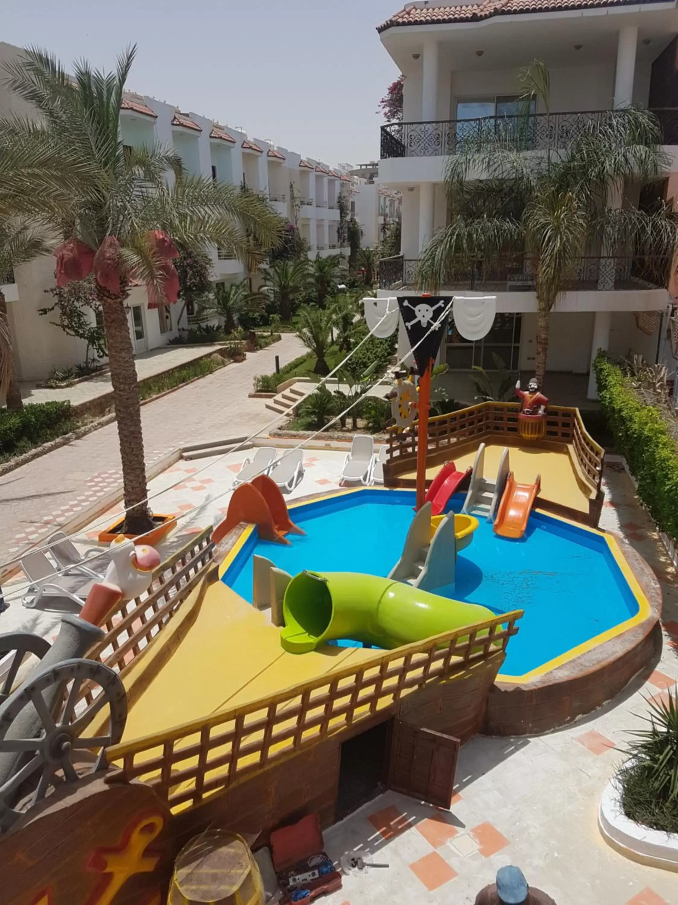 Aqua park, Swimming Pool in MinaMark Beach Resort for Families and Couples Only