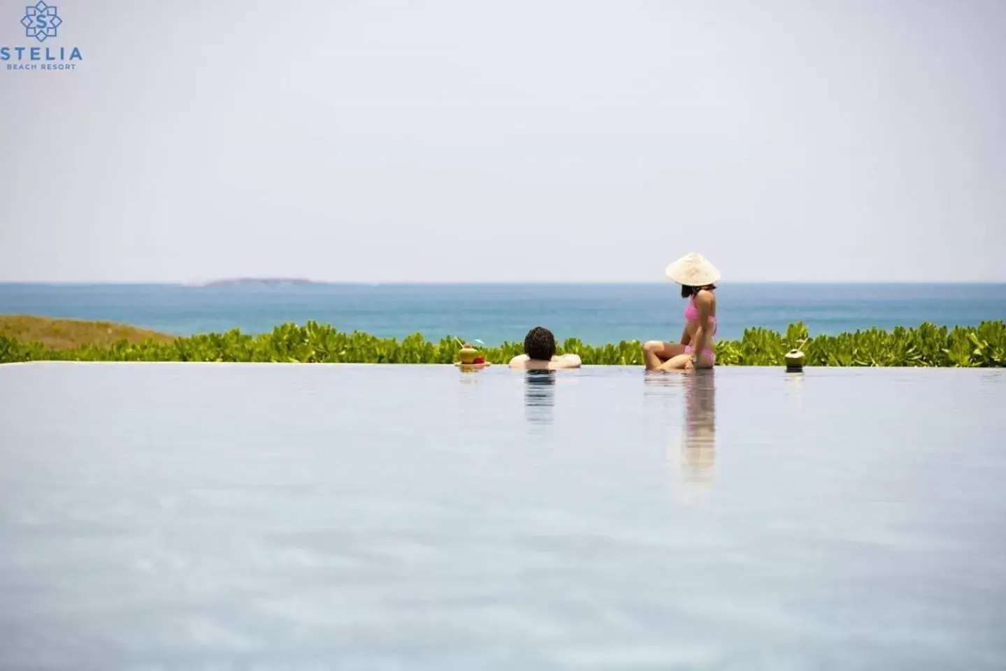 Pool view in Stelia Beach Resort