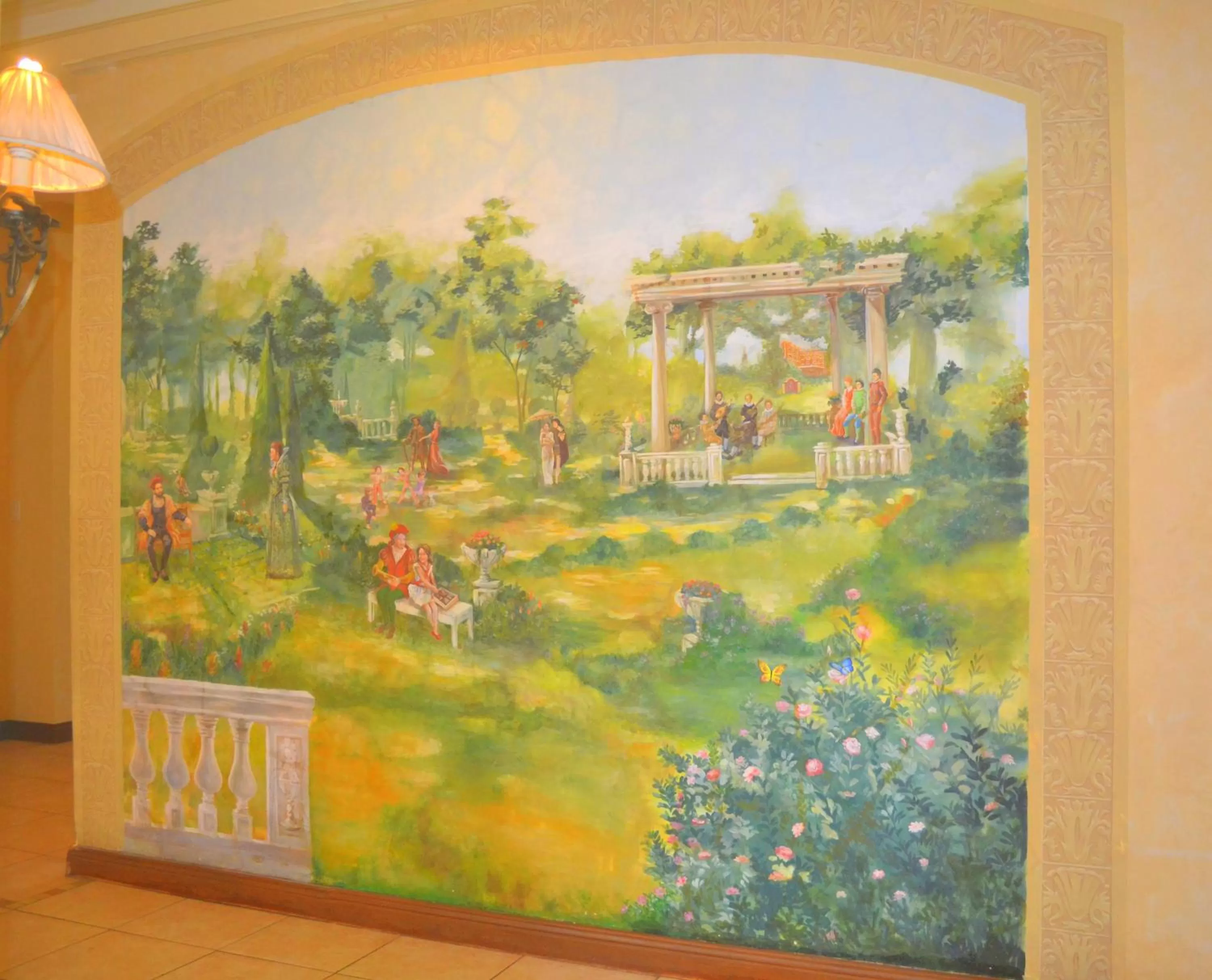 Decorative detail in Hotel Elizabeth - Baguio