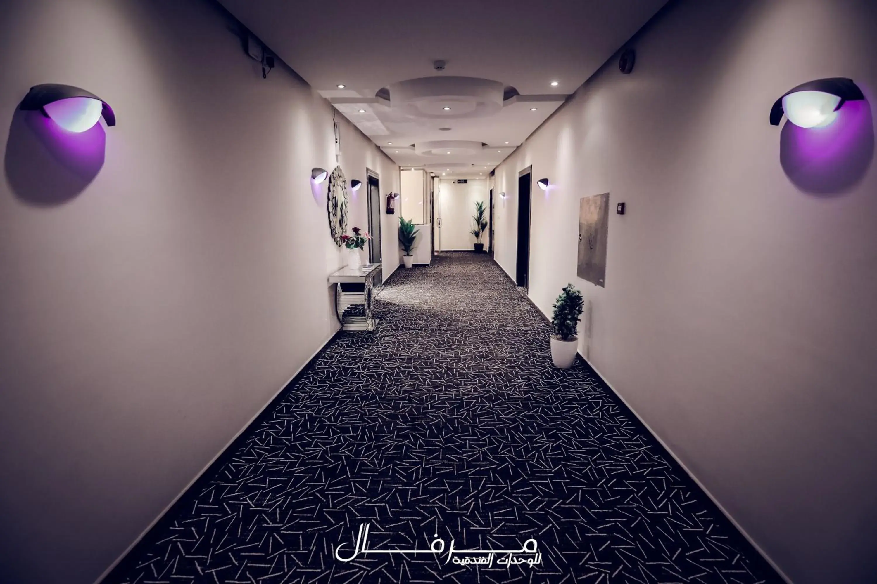 Lobby or reception, Fitness Center/Facilities in Merfal Hotel Apartments Al Taawan