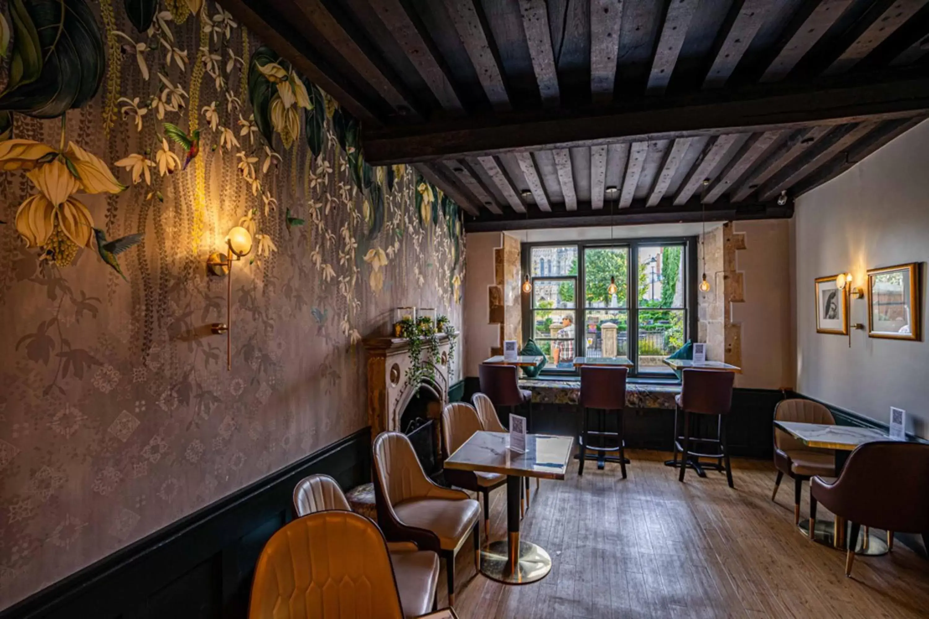 Lounge or bar in The Swan Hotel, Wells, Somerset
