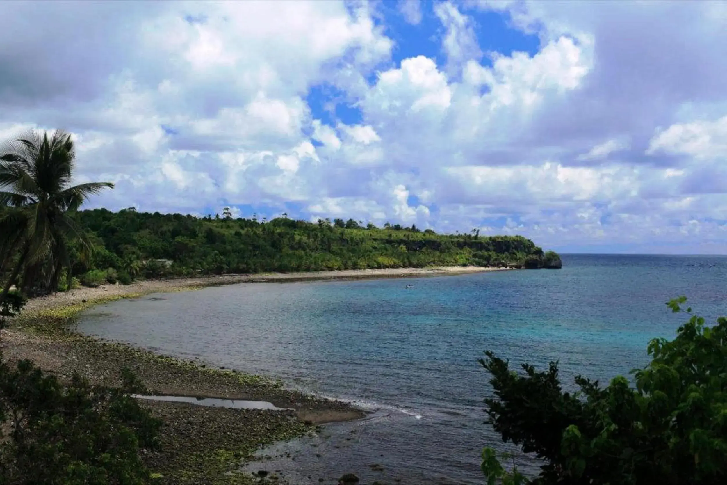 Bird's eye view, Beach in Lazi Beach Club