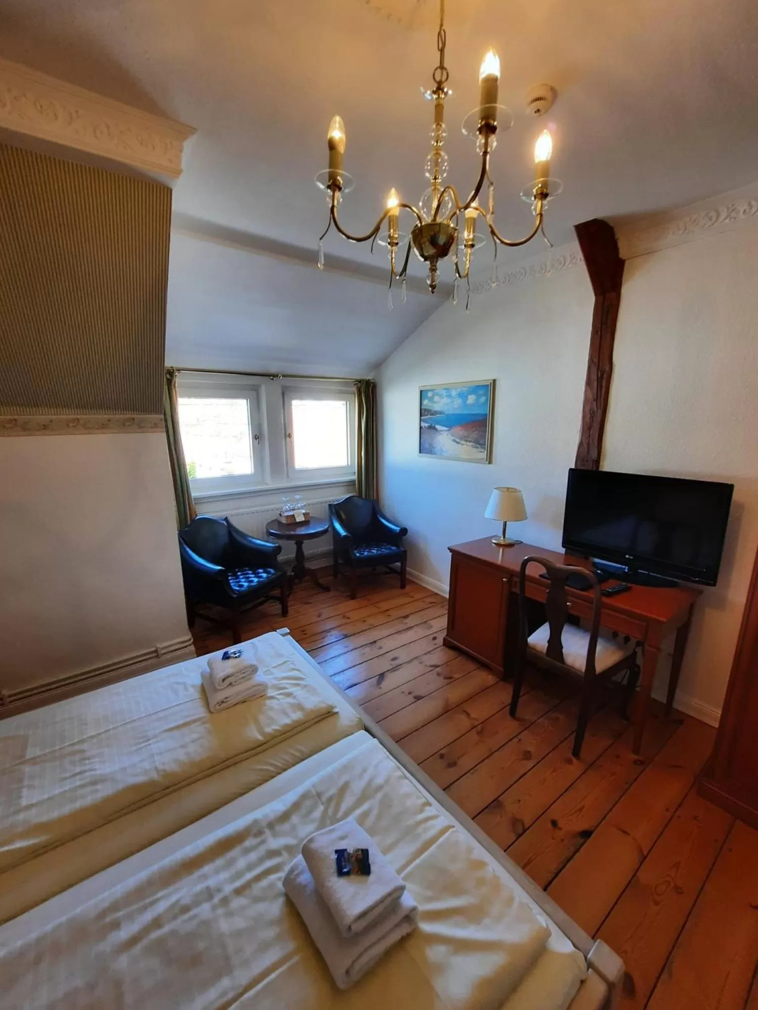 Photo of the whole room, Bed in Landhaus Bode