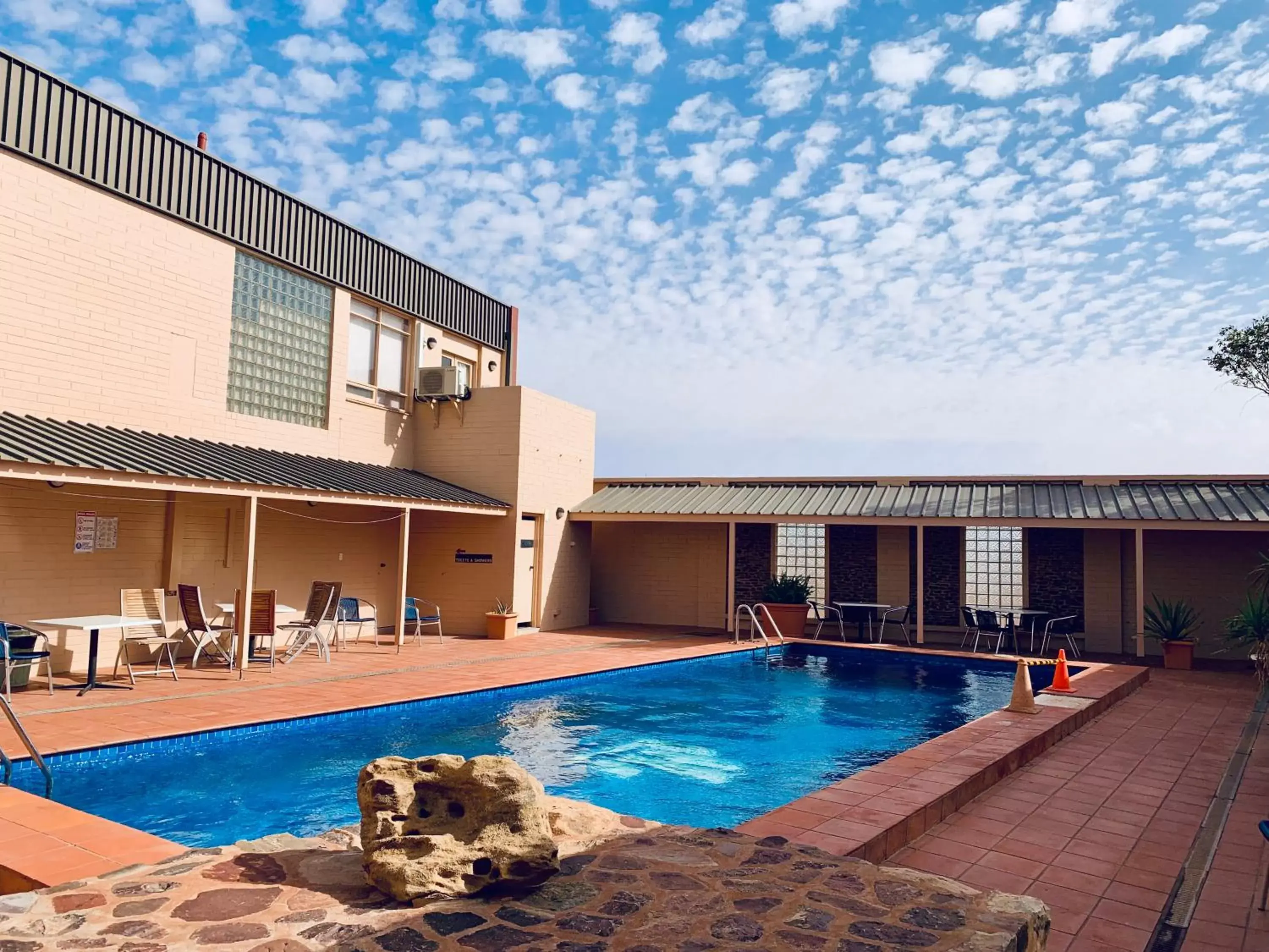 Swimming Pool in Desert Cave Hotel