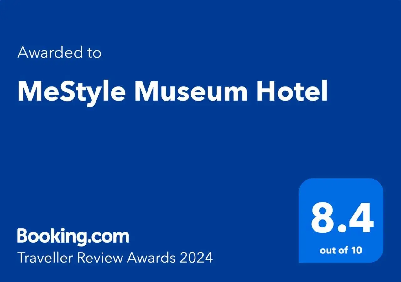 Certificate/Award, Logo/Certificate/Sign/Award in MeStyle Museum Hotel
