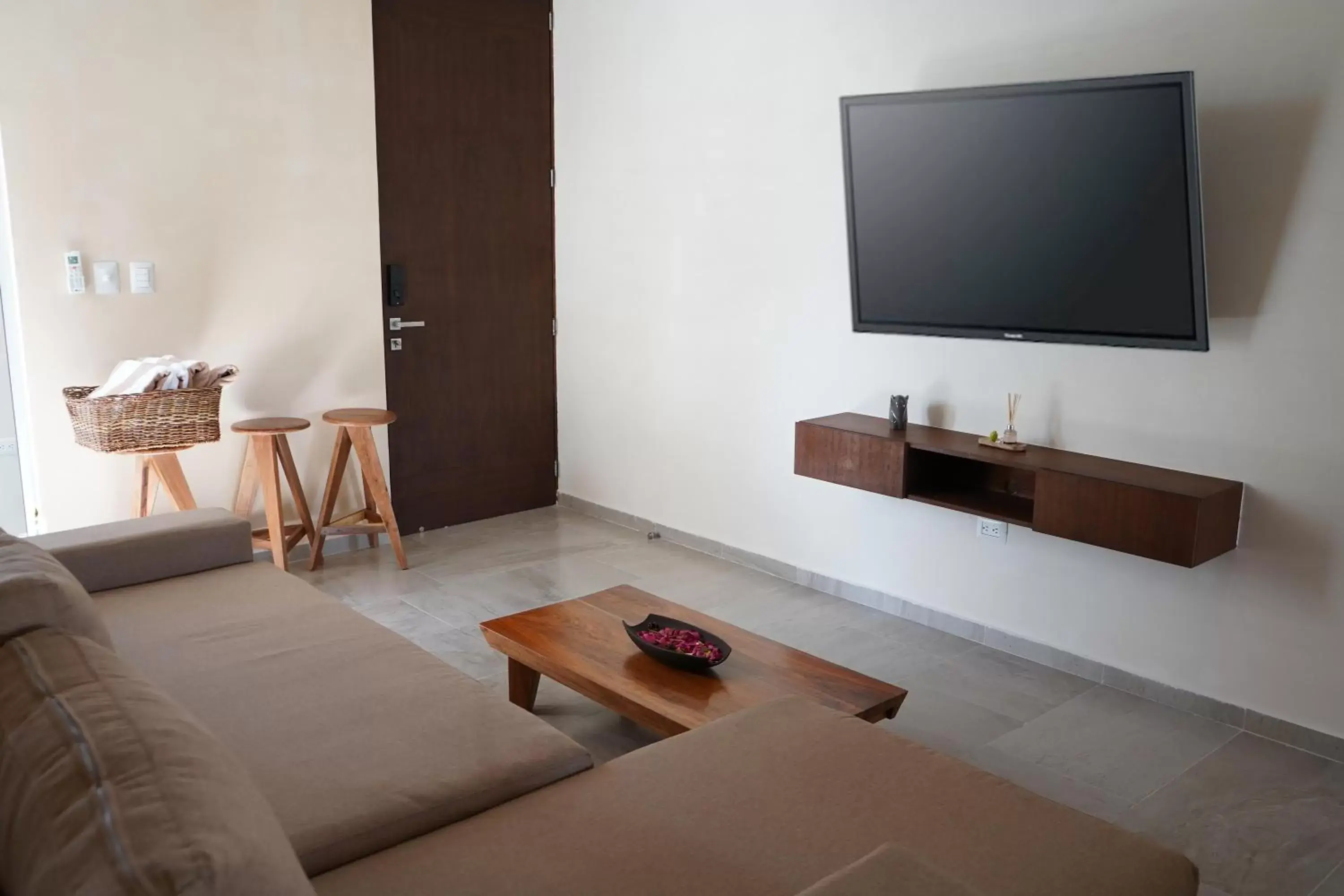 Living room, TV/Entertainment Center in ARUNA TULUM-Luxury Studios & Apartments