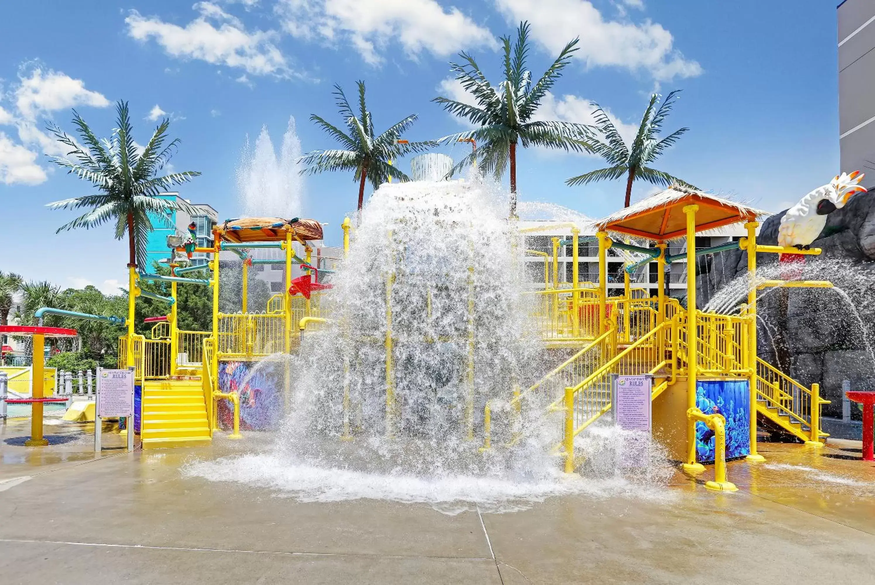 Aqua park, Water Park in North Shore Oceanfront Resort Hotel