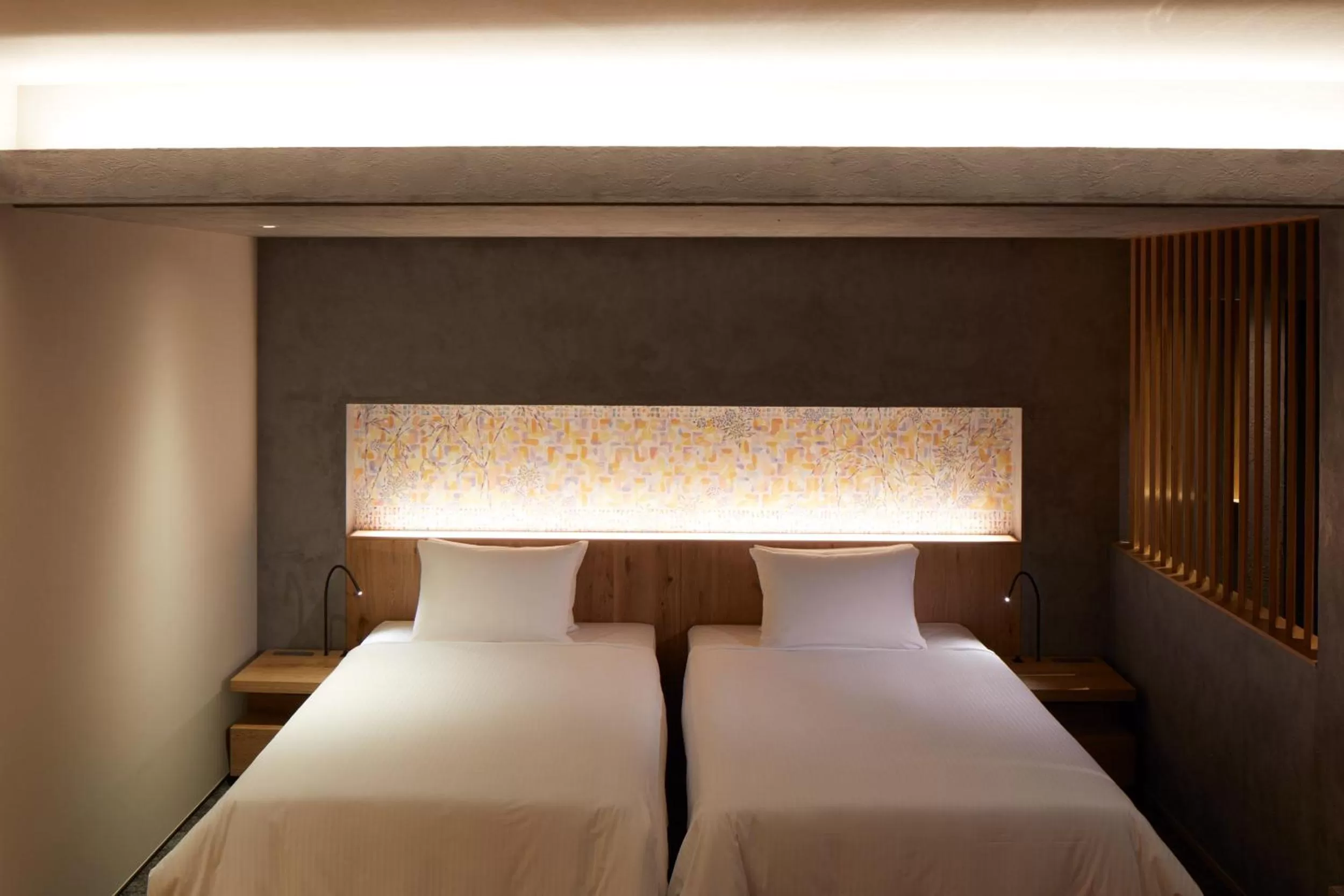 Bed in SEKIYA RESORT Galleria Midobaru