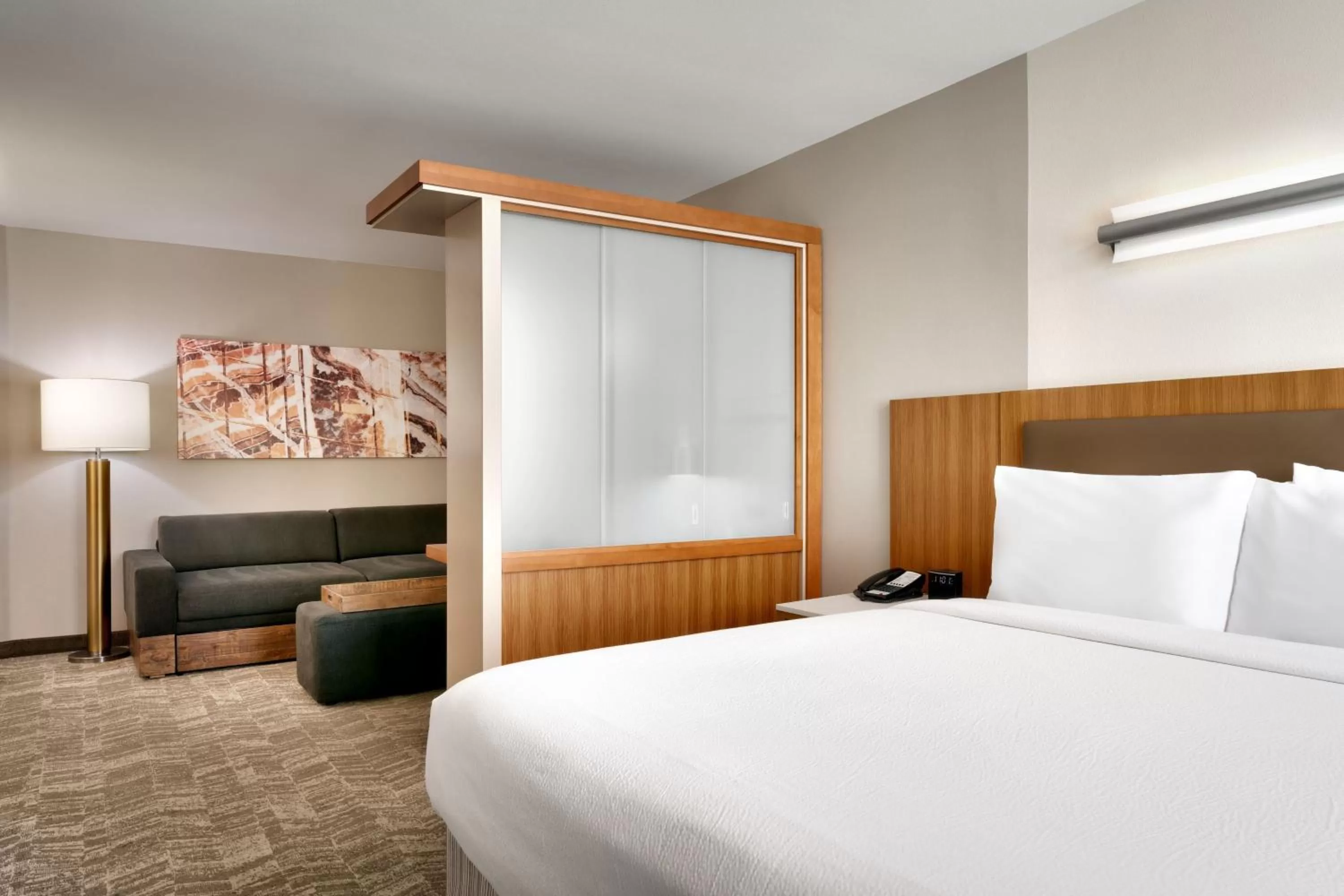 Bedroom, Bed in SpringHill Suites by Marriott Las Vegas Convention Center