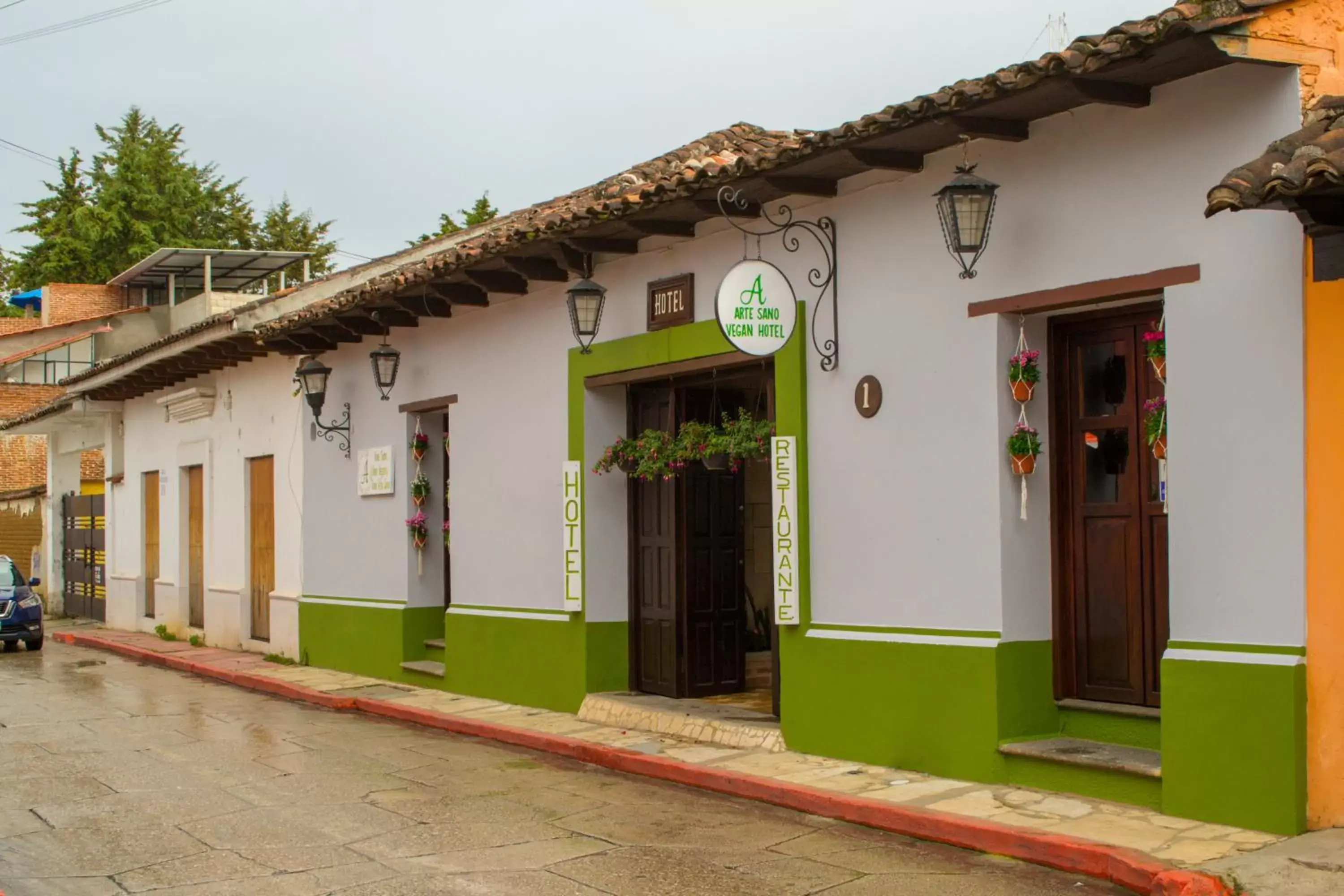 Property building in Arte Sano Hotel San Cristobal