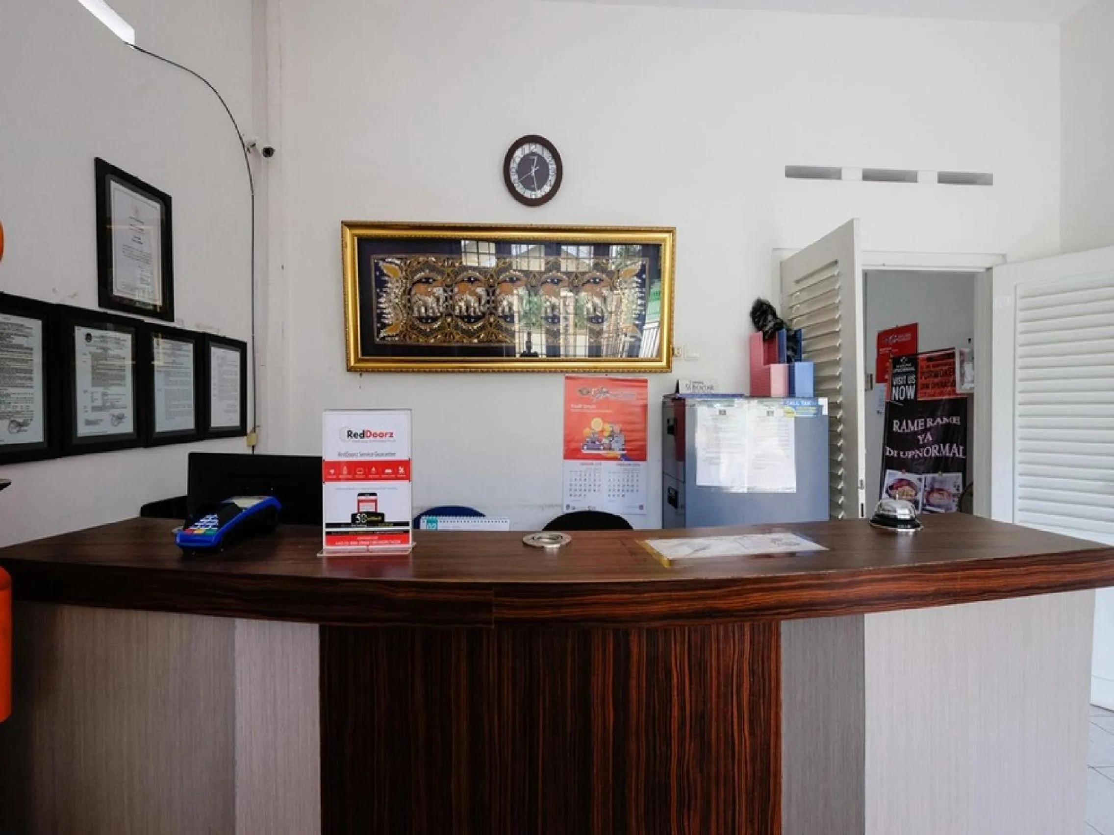 Lobby or reception in RedDoorz near Moro Mall Purwokerto