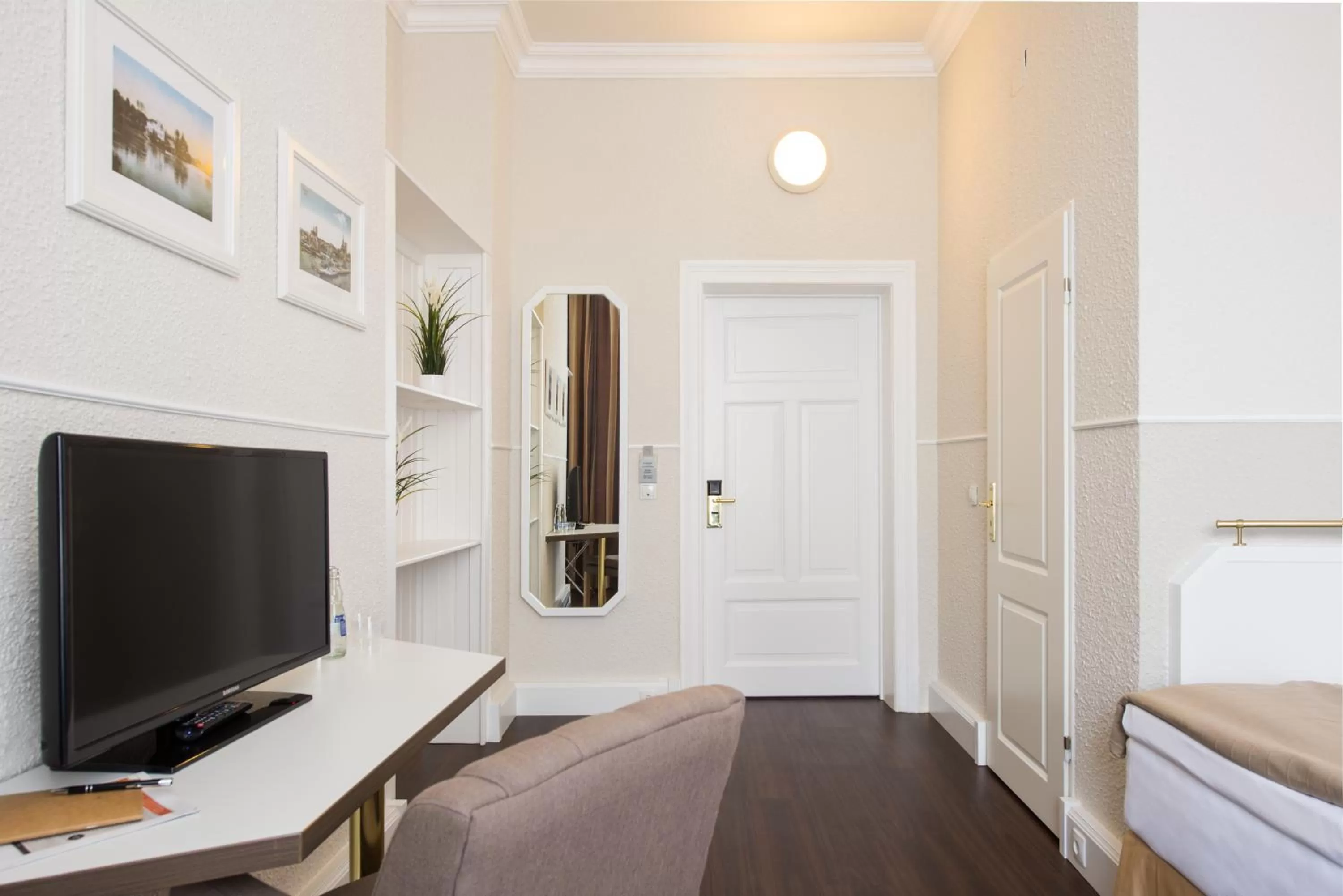 Bed in Hotel Stralsund