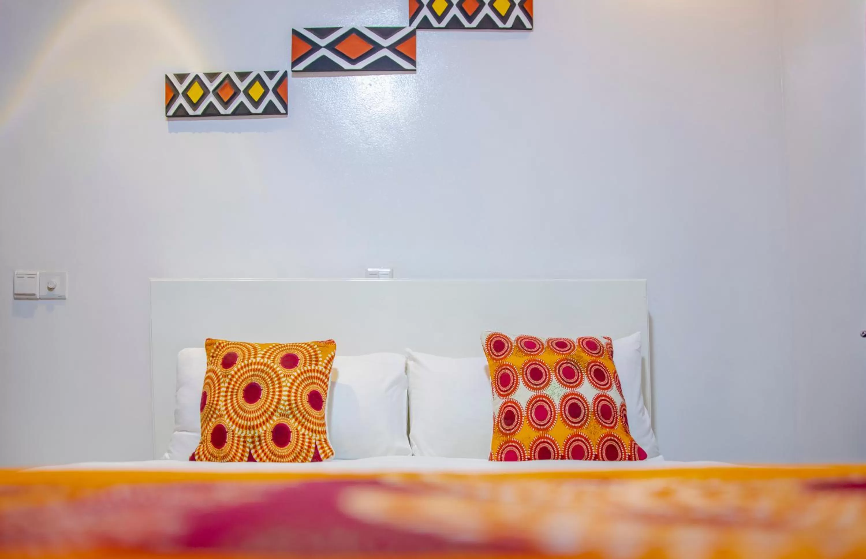 Decorative detail, Bed in Villa Asimba