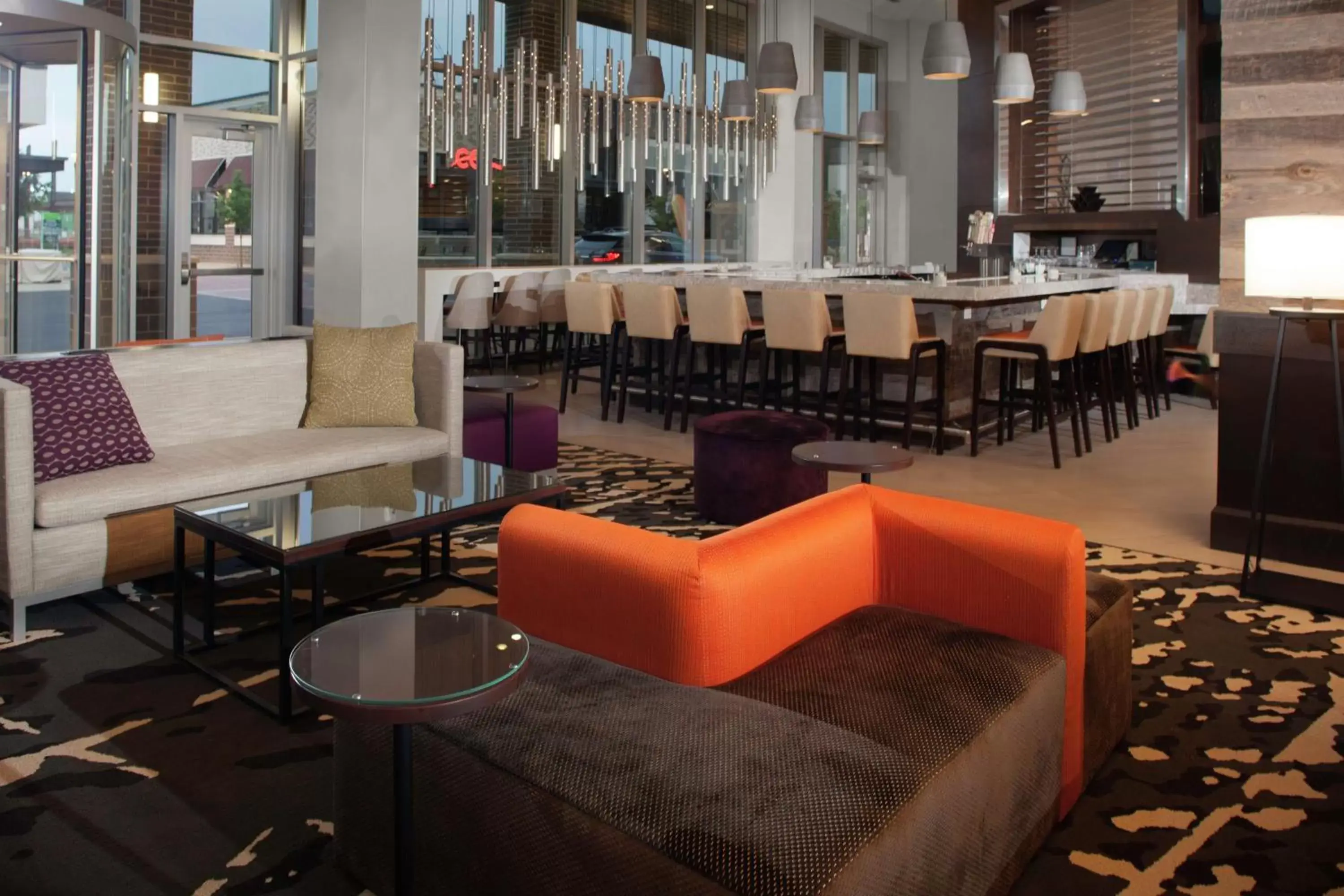 Lobby or reception, Restaurant/Places to Eat in Hilton Garden Inn Charlotte Waverly