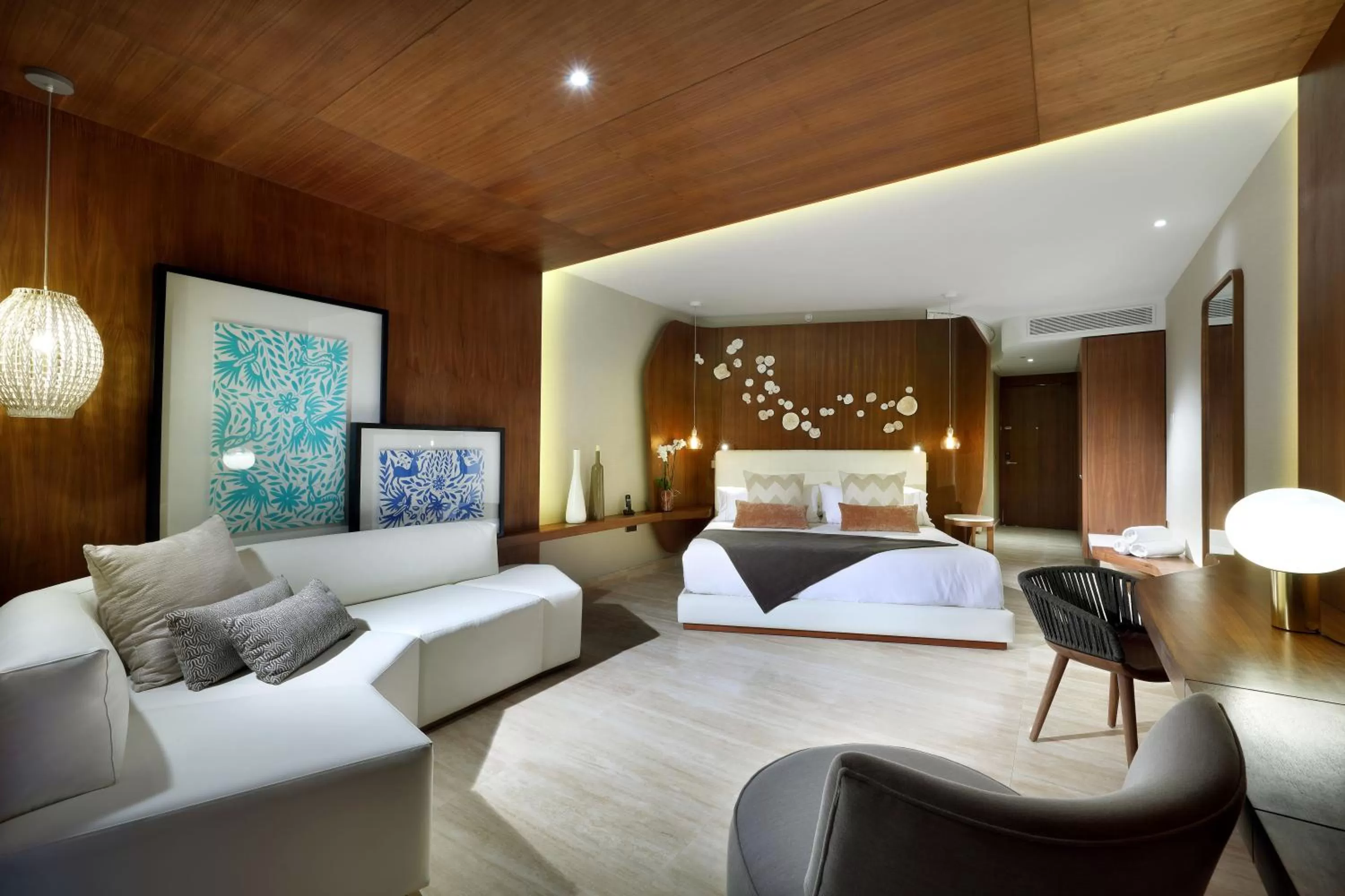 Living room, Bed in TRS Coral Hotel - Adults Only - All Inclusive