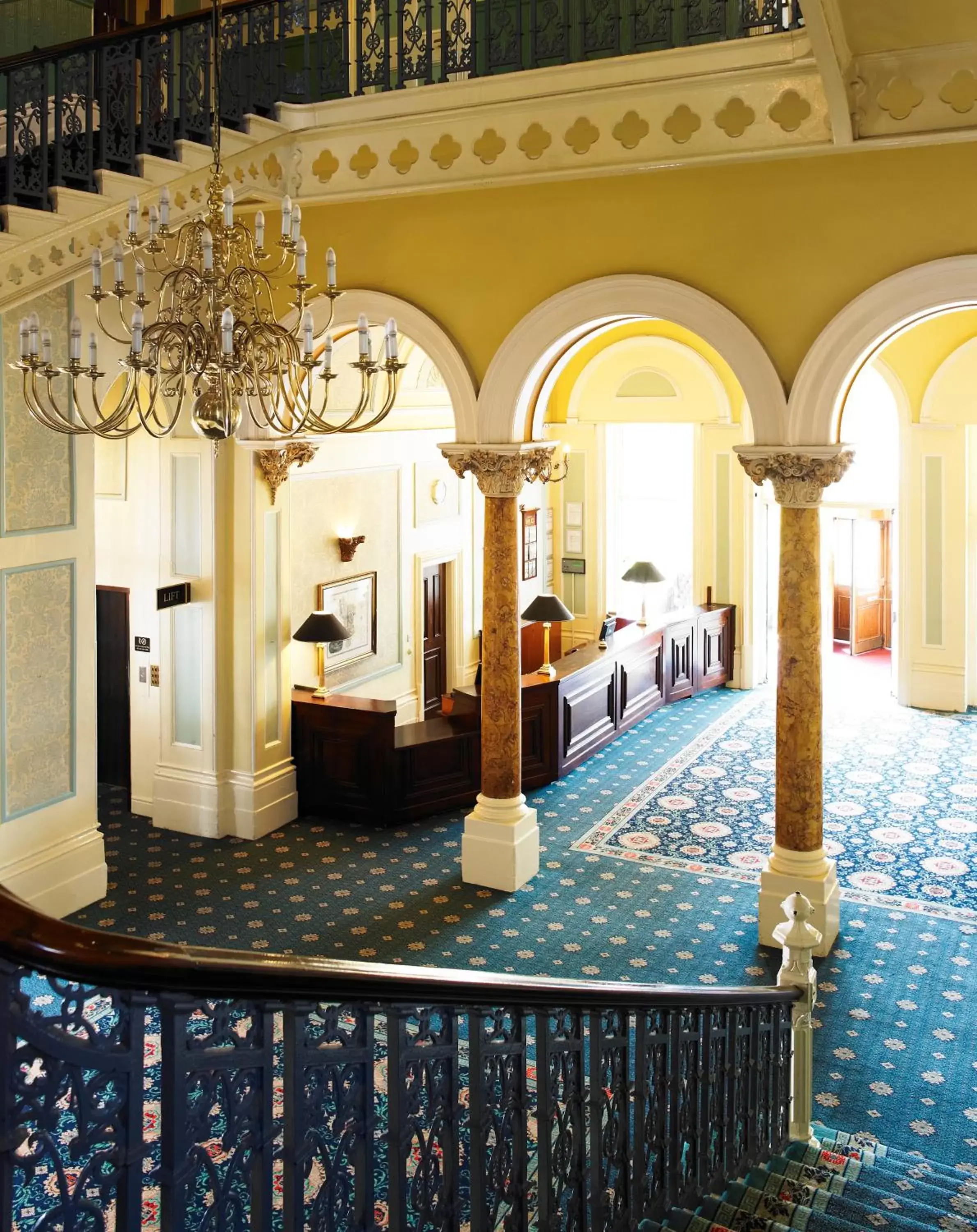 Lobby or reception in The Palace Hotel Buxton & Spa