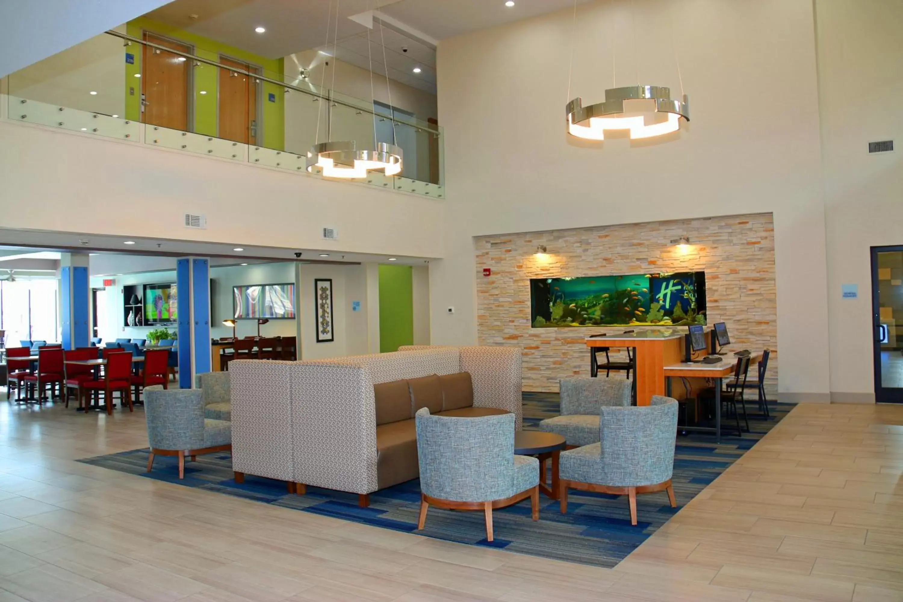Lobby or reception, Lounge/Bar in Holiday Inn Express Hotel and Suites South Padre Island, an IHG Hotel