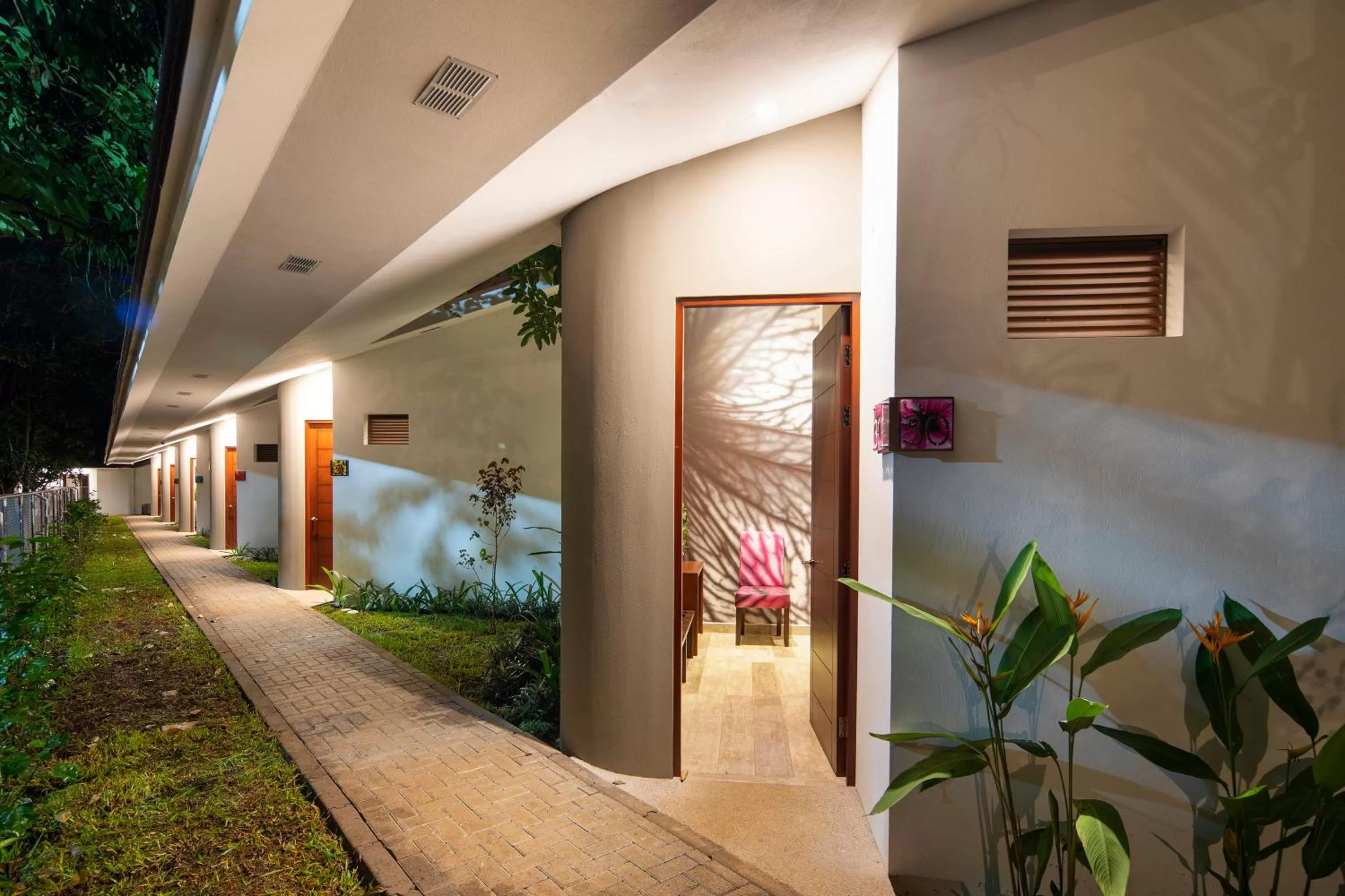 Facade/entrance in Pumilio Mountain & Ocean Hotel