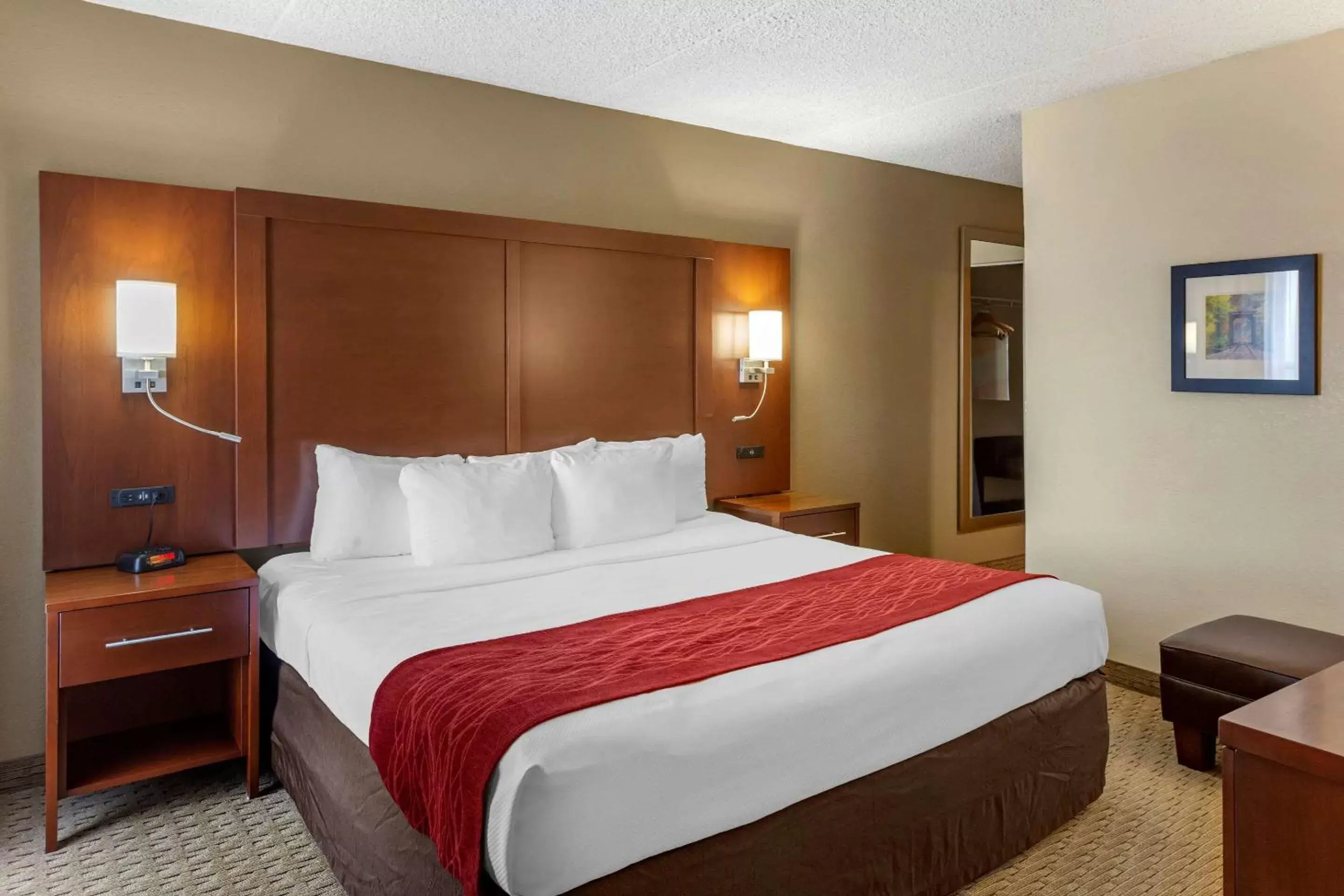 Bedroom, Bed in Comfort Inn & Suites Rochelle