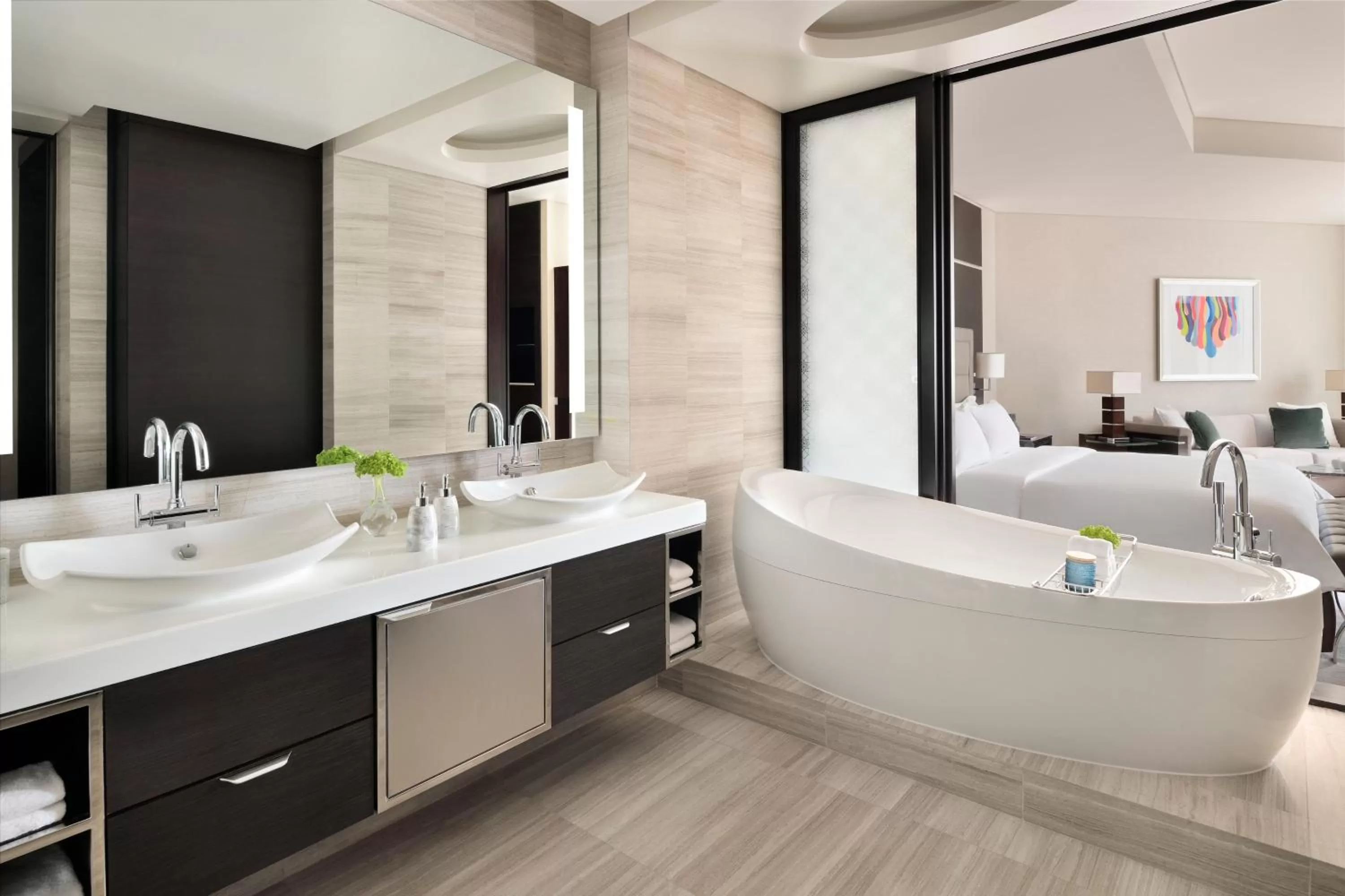 Bathroom in Rosewood Abu Dhabi