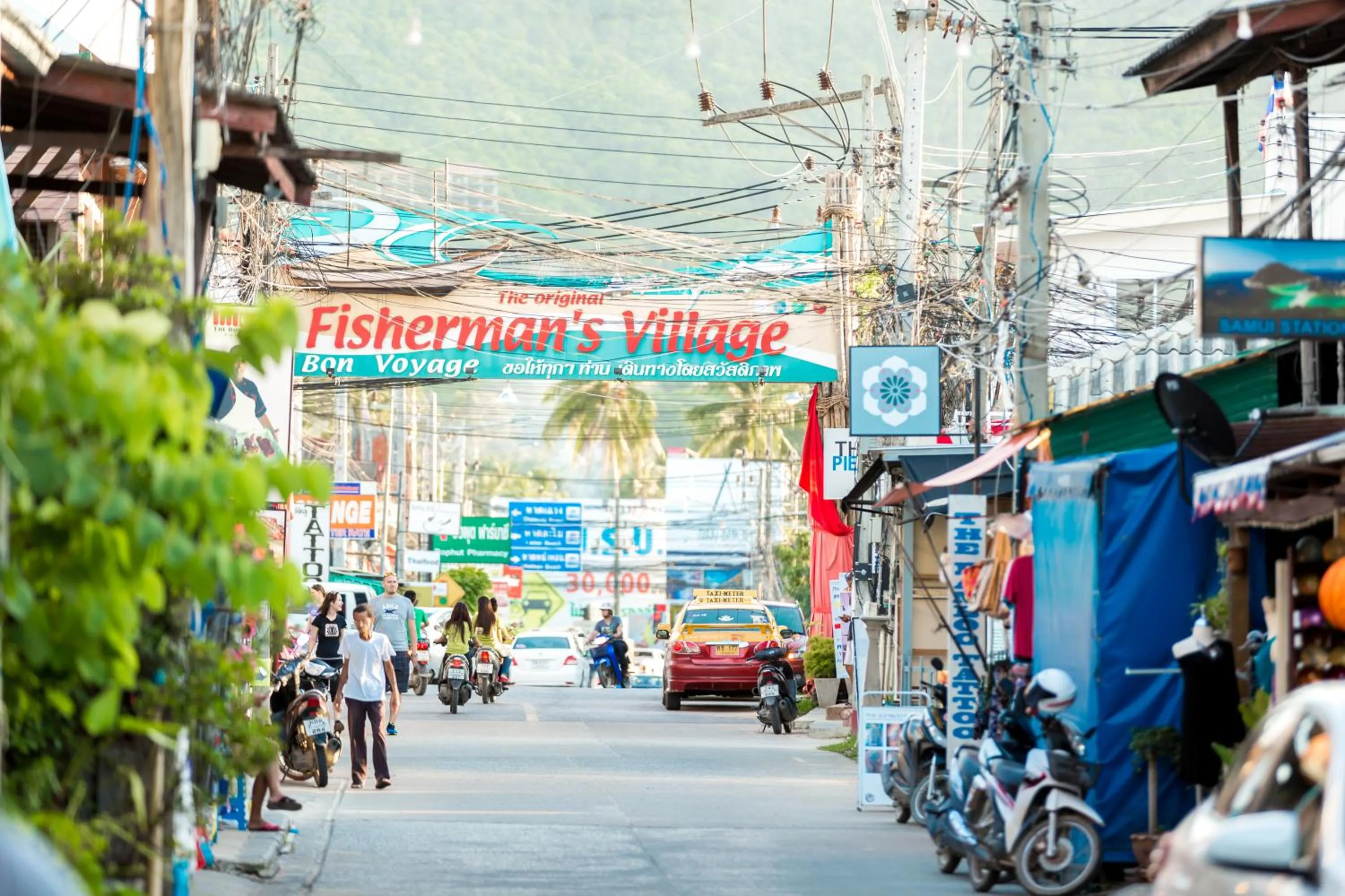 Quiet street view in The Lodge