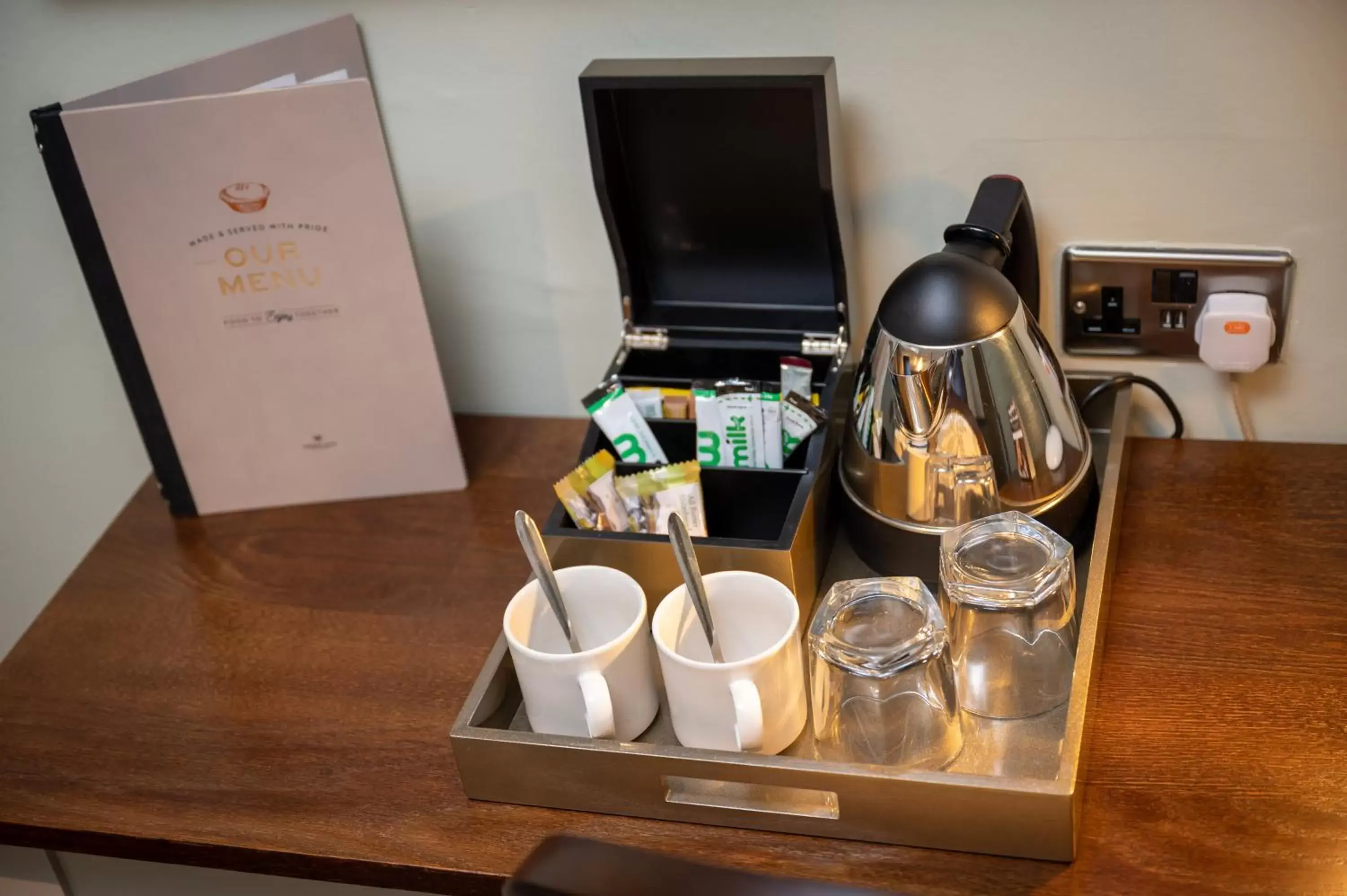 Coffee/tea facilities in Ardencaple Hotel by Greene King Inns