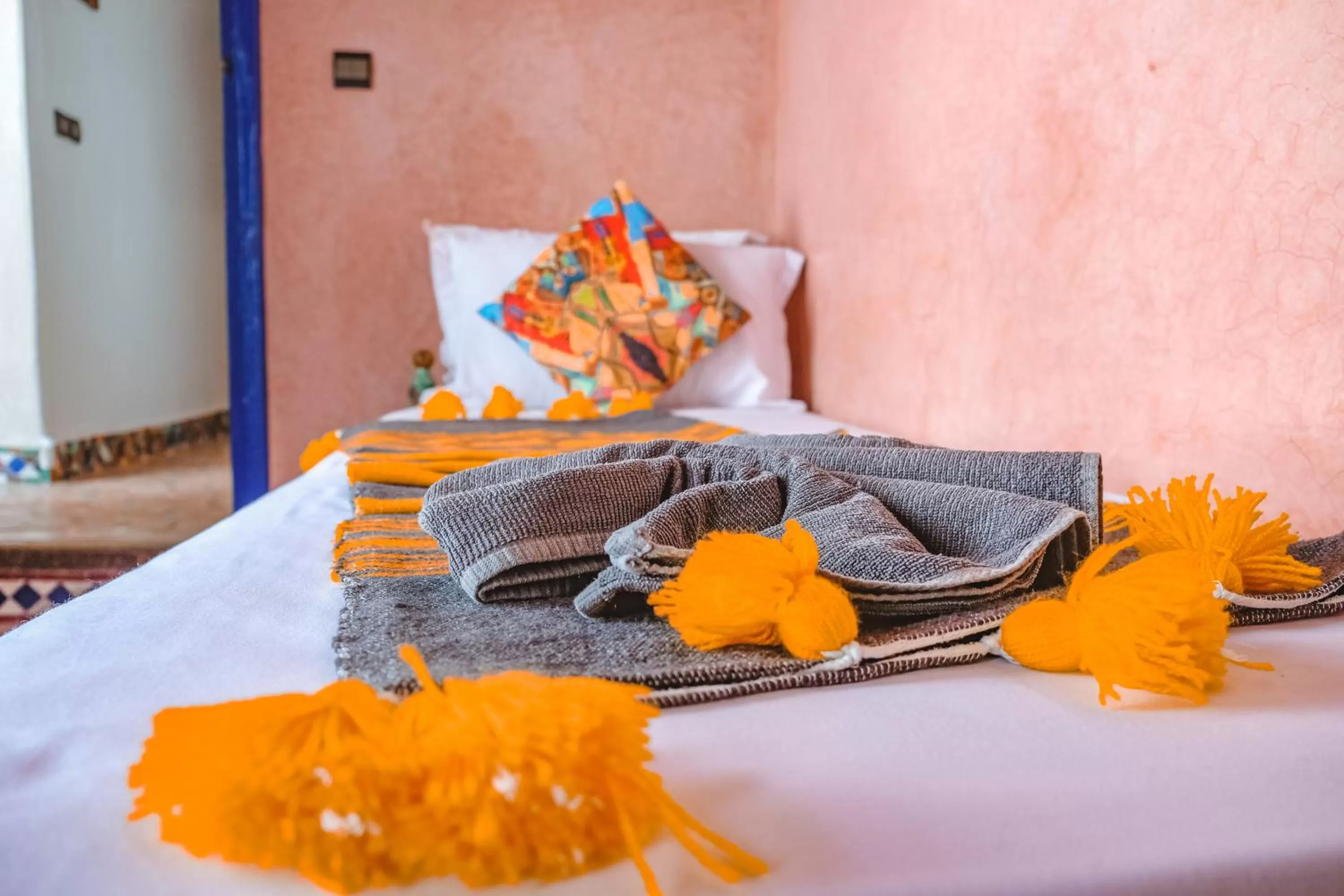 Bed in Héritage Lalla Aicha Hotel & Spa