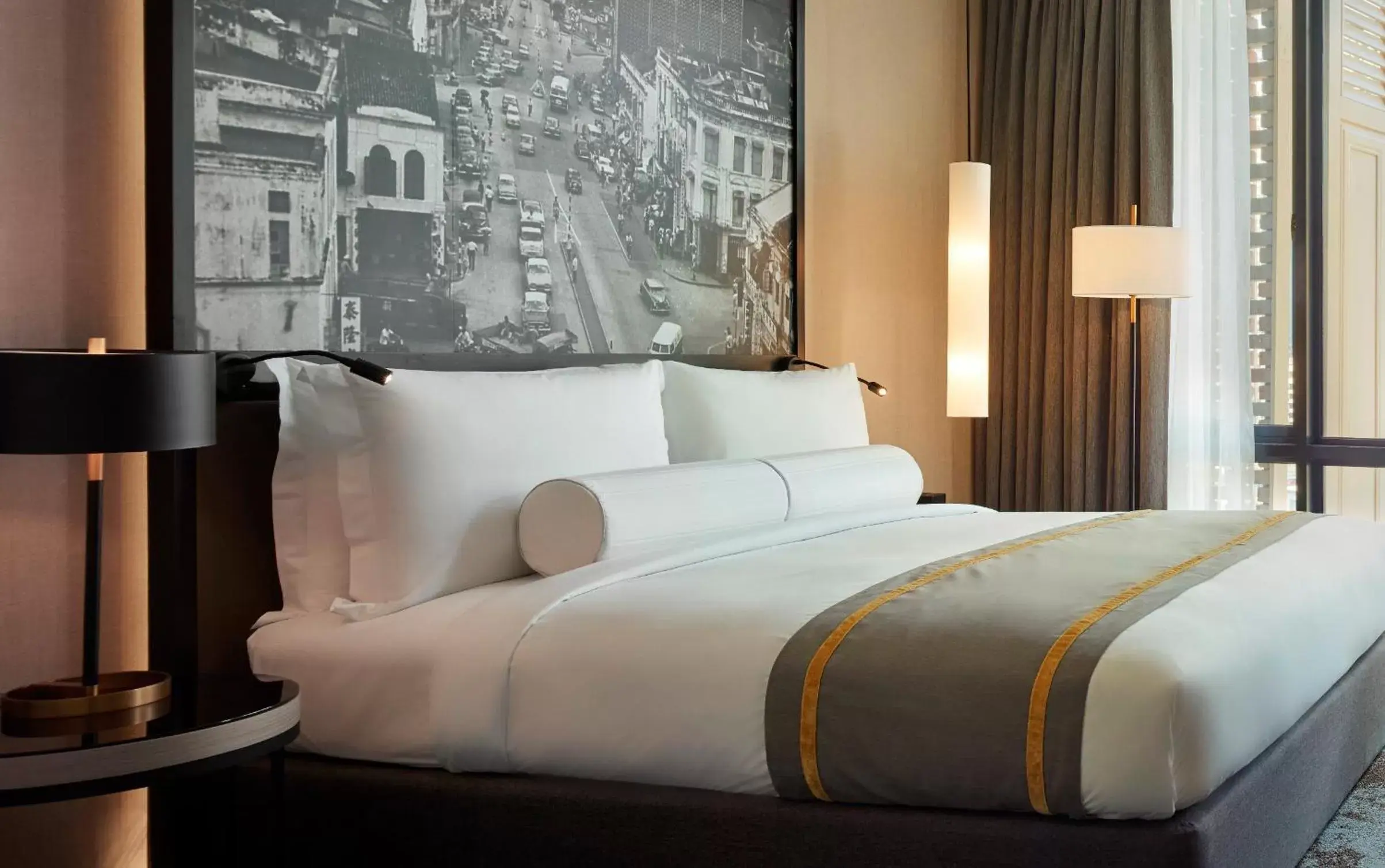 Bed in Hotel Stripes Kuala Lumpur, Autograph Collection