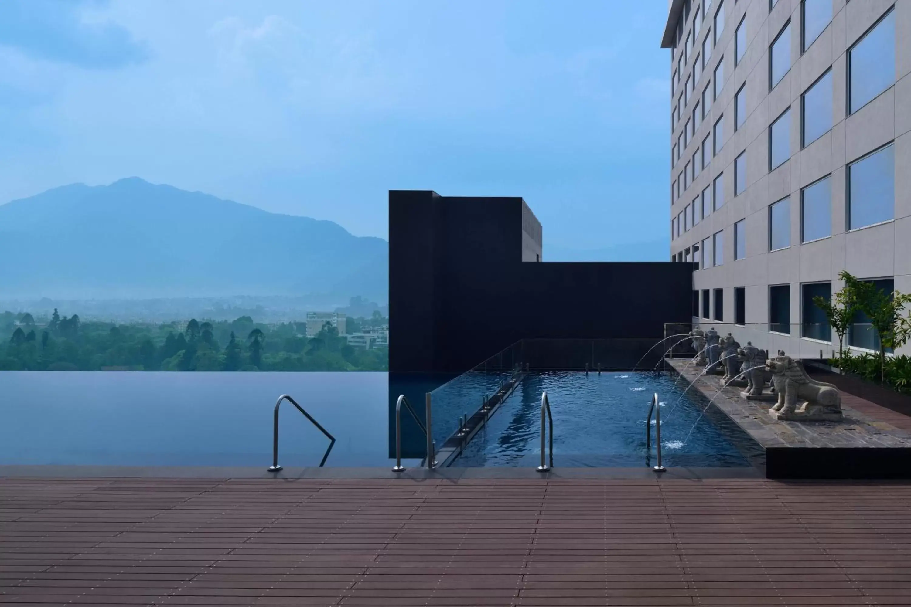 Swimming Pool in Kathmandu Marriott Hotel