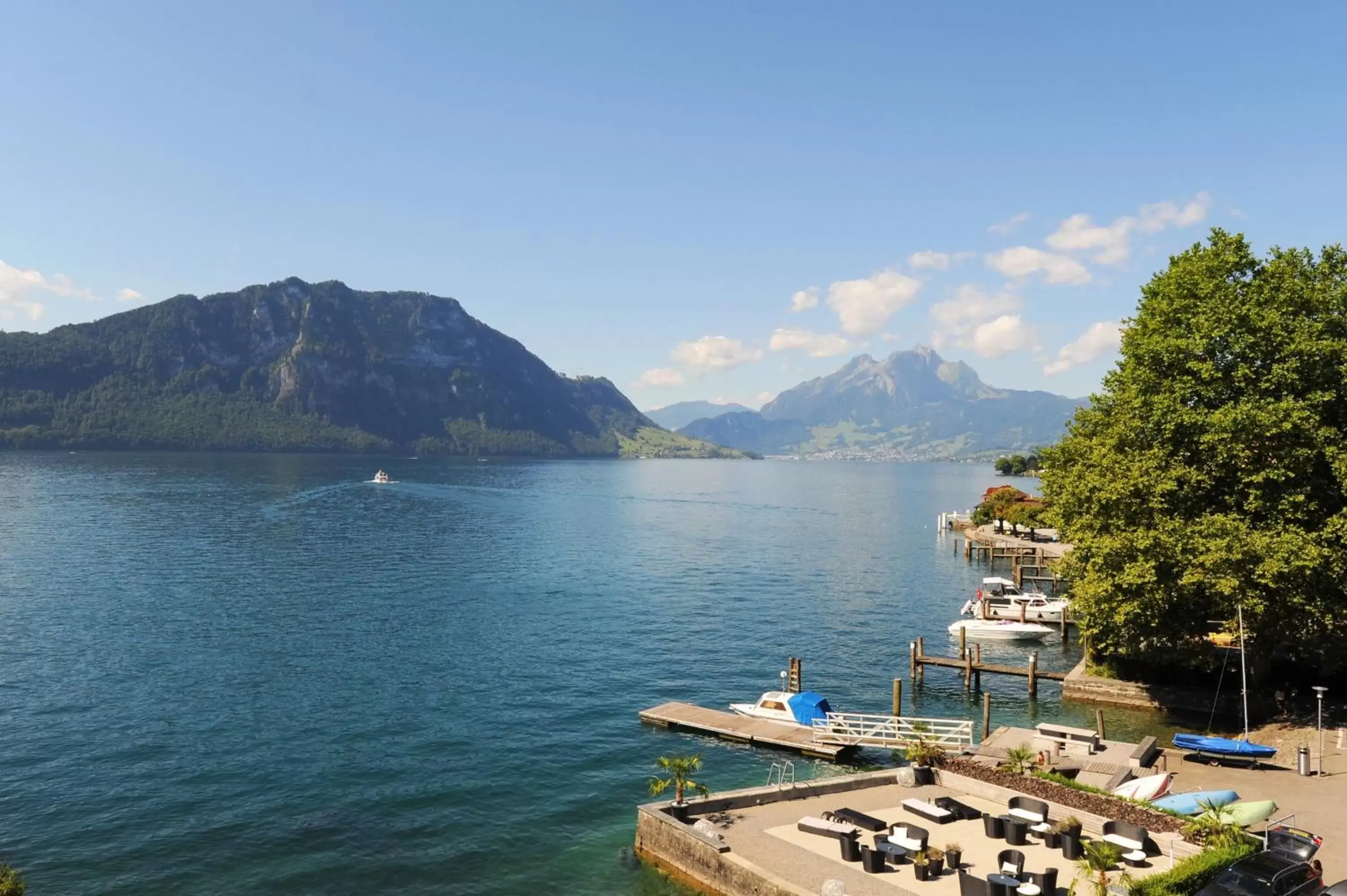 Lake view in Seehof Hotel Du Lac