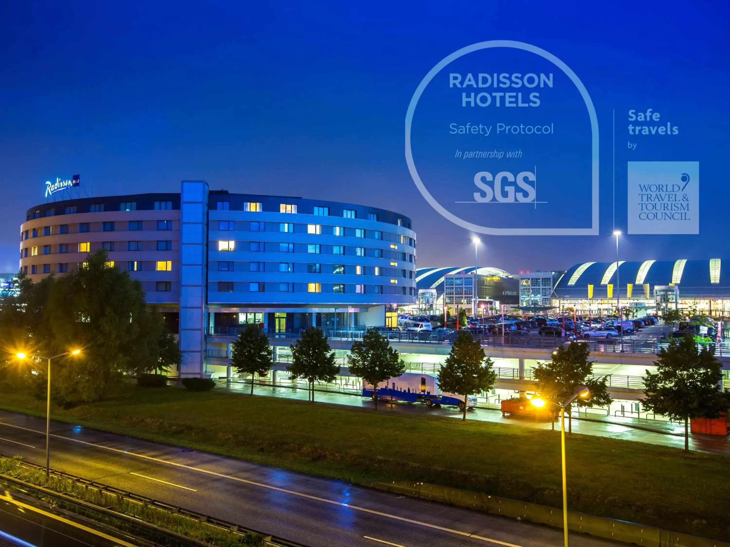 Property building in Radisson Blu Hotel, Hamburg Airport