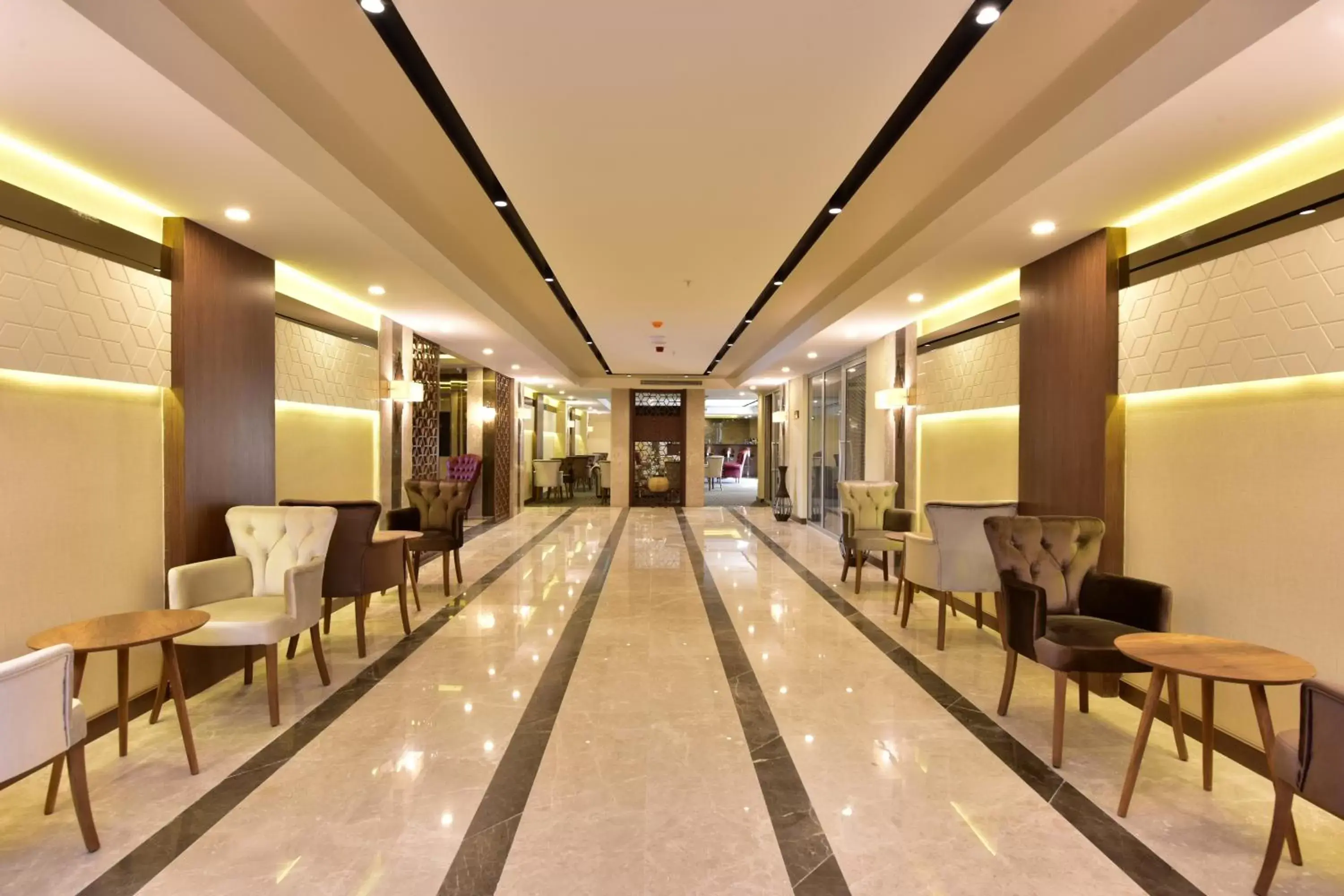 Lobby or reception in Vespia Hotel