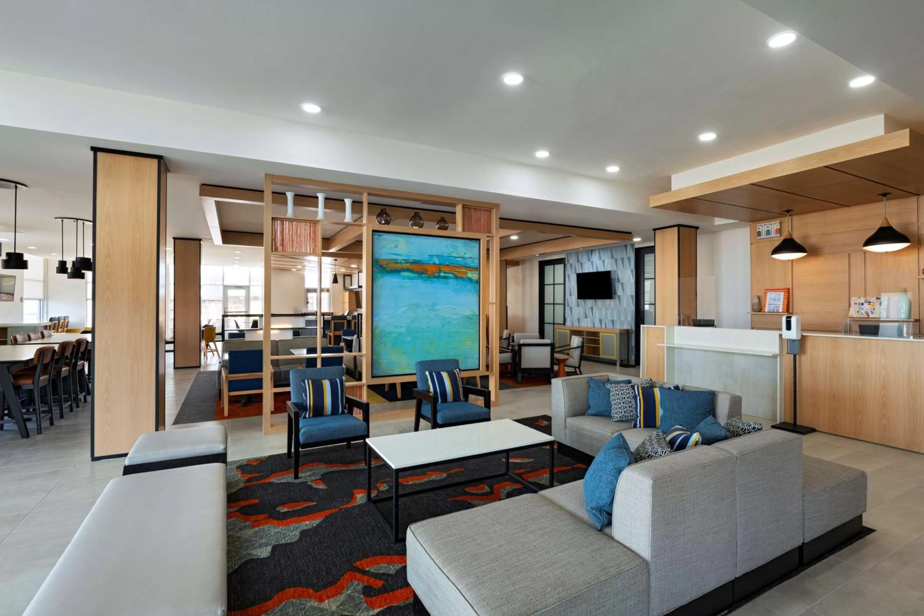 Lobby or reception in Hyatt House Carlsbad
