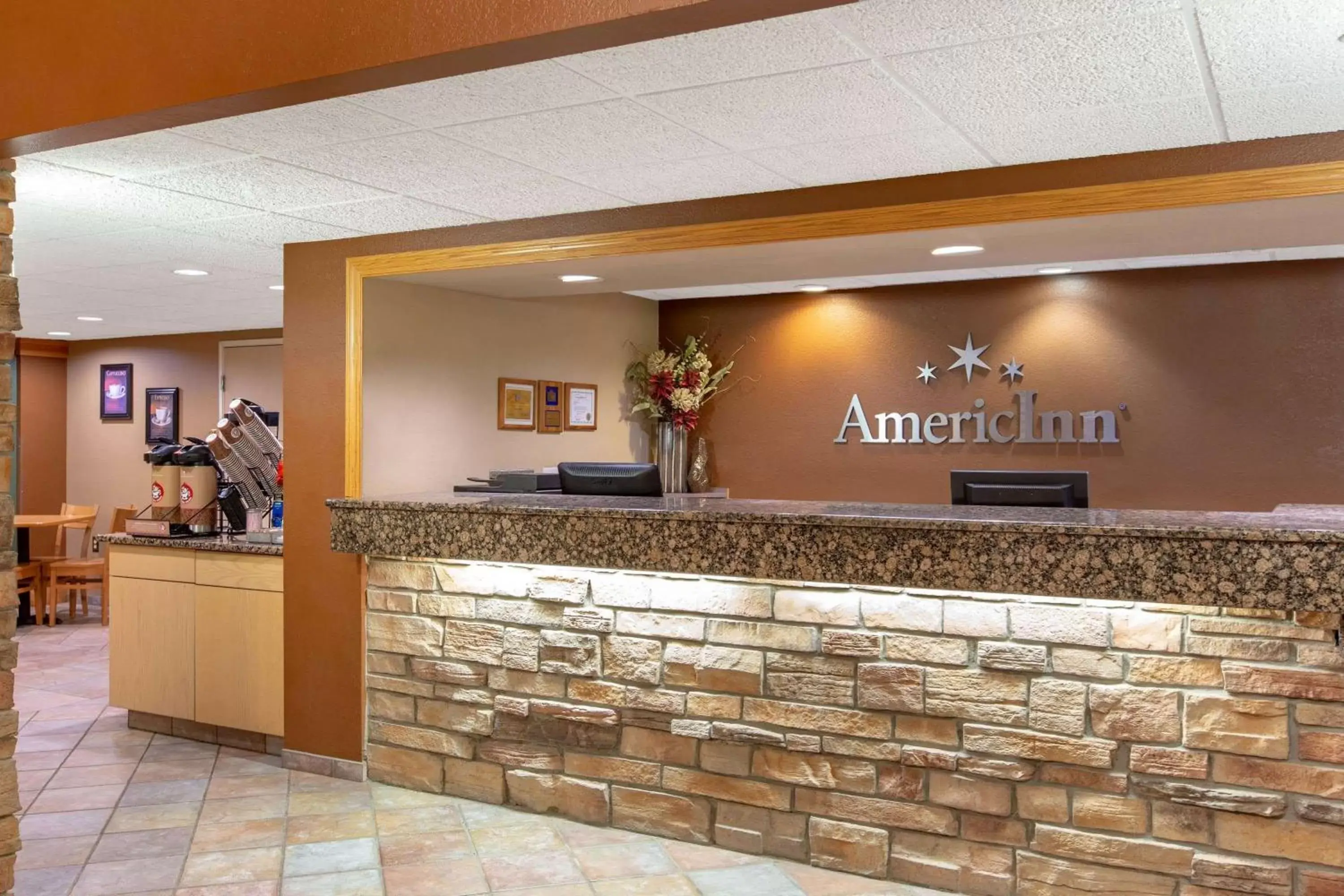 Lobby or reception, Lobby/Reception in AmericInn by Wyndham Okoboji