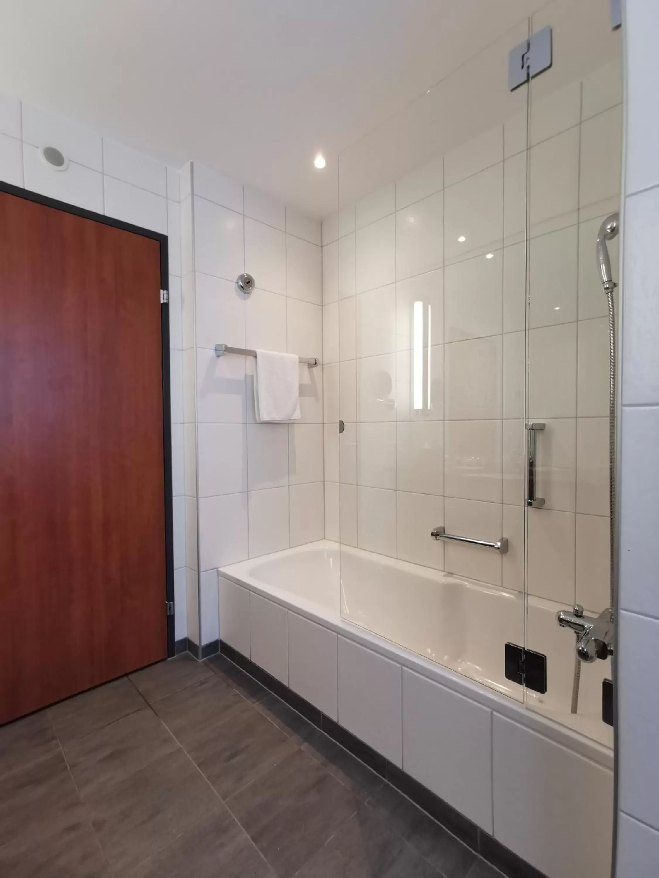 Shower, Bathroom in Radisson Blu Hotel, St. Gallen